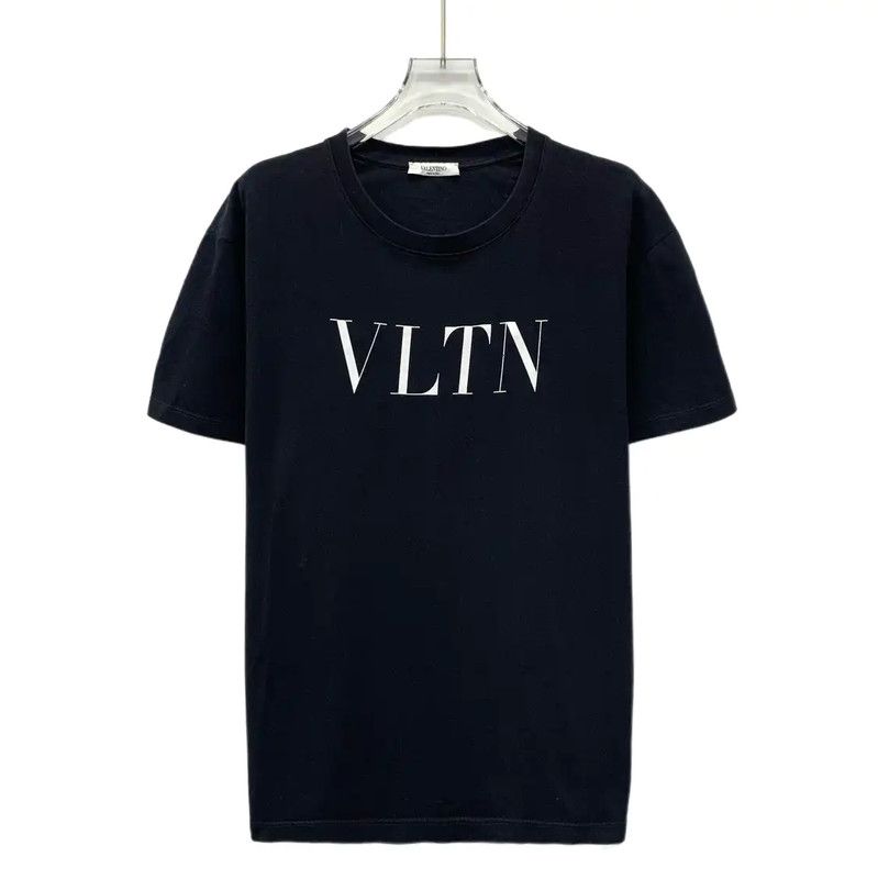 Valentino Valentino Black Cotton Men's T-Shirt 0089 Size US M / EU 48-50 / 2 - 1 Thumbnail