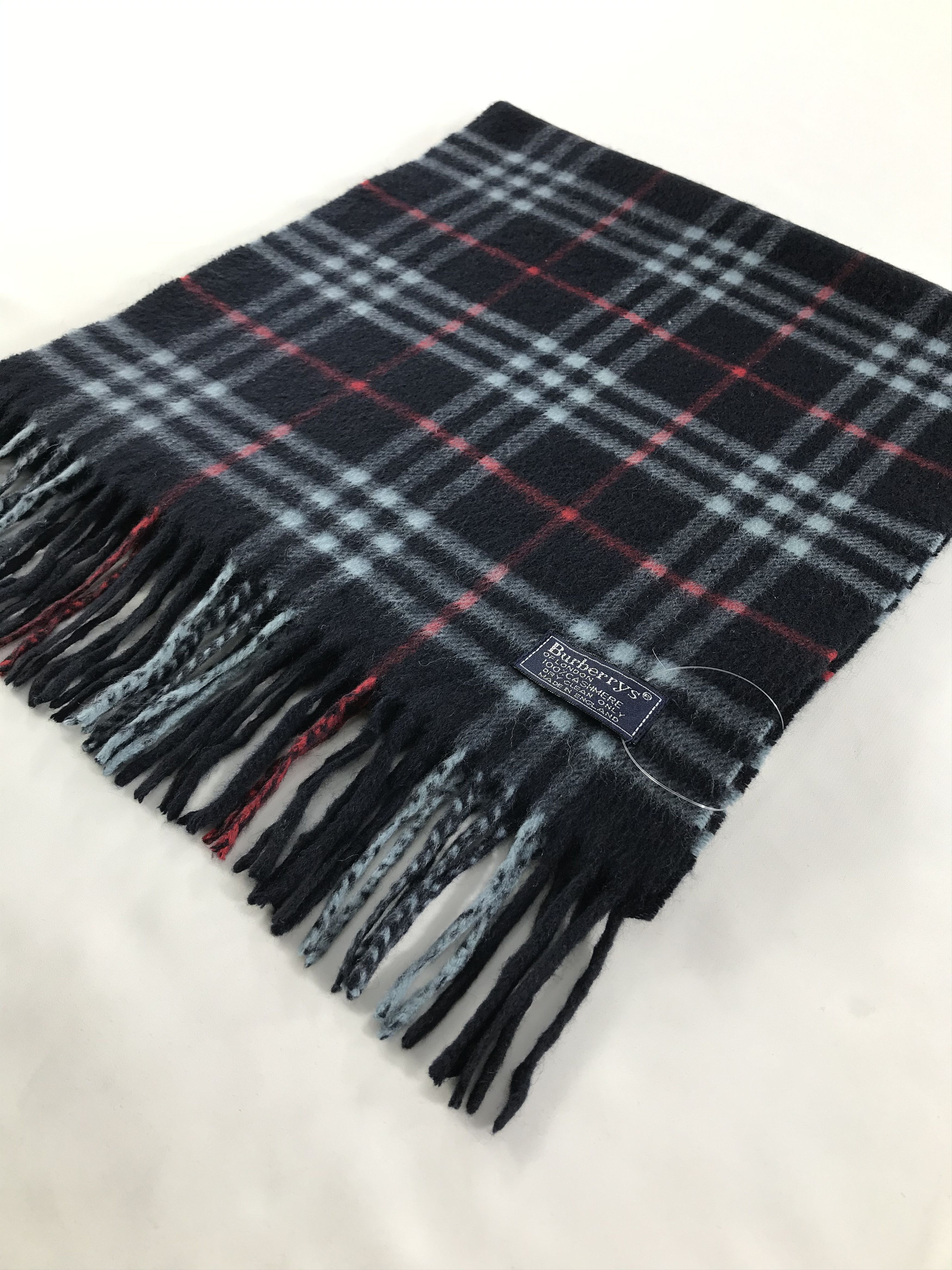 Burberry × Vintage Burberry Scarf / Muffler / Neckwear - WW2529 Size ONE SIZE - 3 Thumbnail