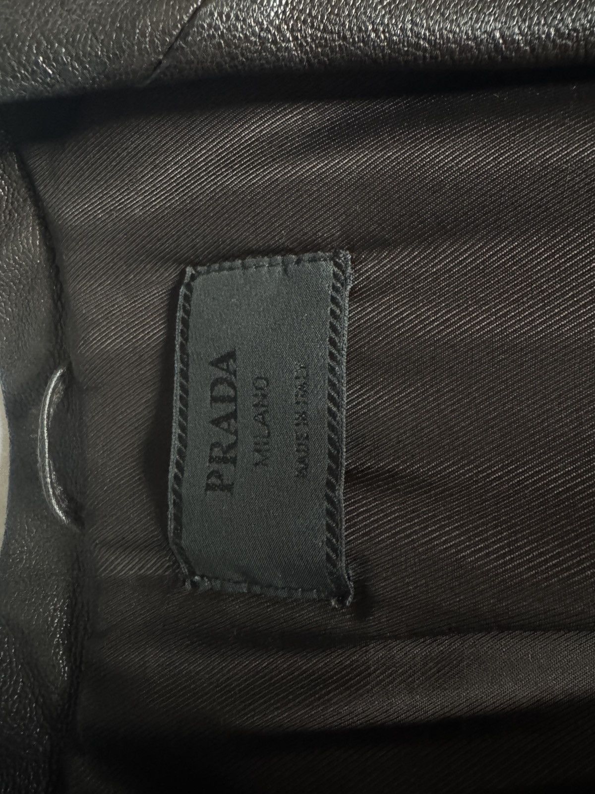 Prada Prada Milano vintage leather jacket Size M / US 6-8 / IT 42-44 - 6 Thumbnail