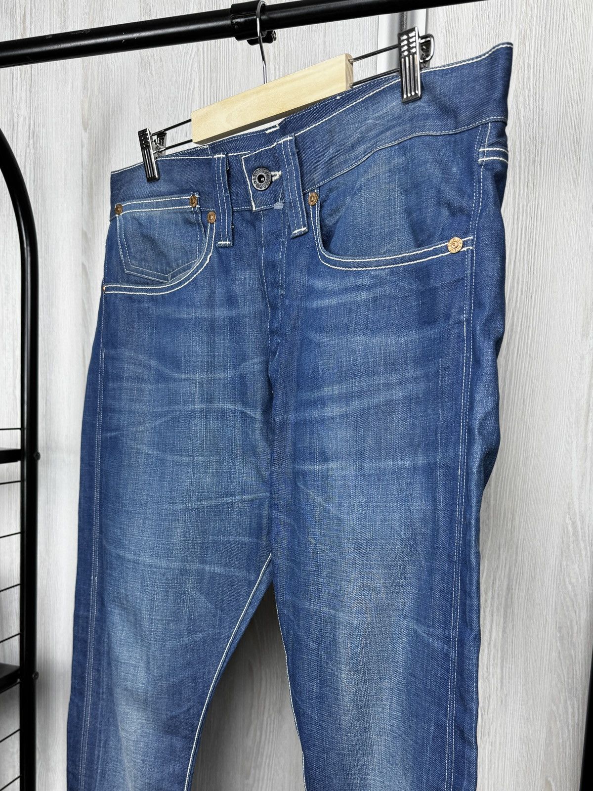 Levi's Vintage Clothing LEVI'S Patented Riveted Duck May 1873 Distressed Denim Jeans Size US 36 / EU 52 - 5 Thumbnail