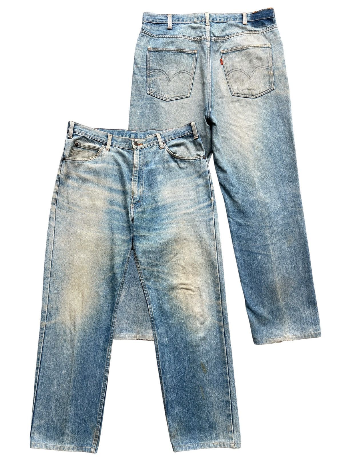 Levi's Vintage 90s Levi’s Orange Tab Distressed Denim Jeans 36 Size US 36 / EU 52 - 1 Thumbnail