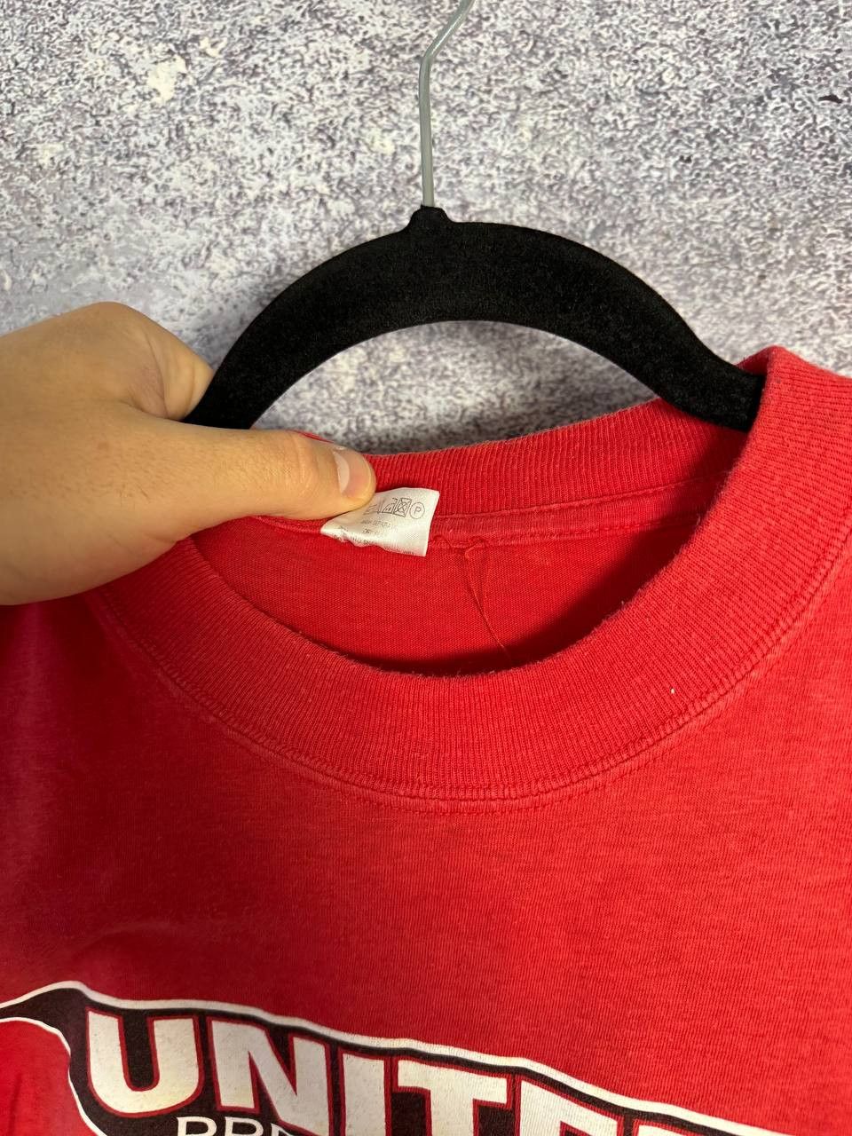 Vintage Vintage Manchester United Champions 2007 Red T-Shirt Small Size US S / EU 44-46 / 1 - 9 Thumbnail