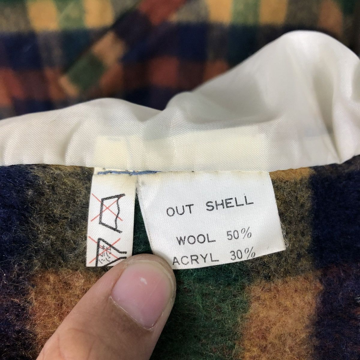 Japanese Brand 🔥VINTAGE WOOL CHORE JACKET TARTAN UNBRANDED ISSEY MIYAKE Size US M / EU 48-50 / 2 - 22 Thumbnail