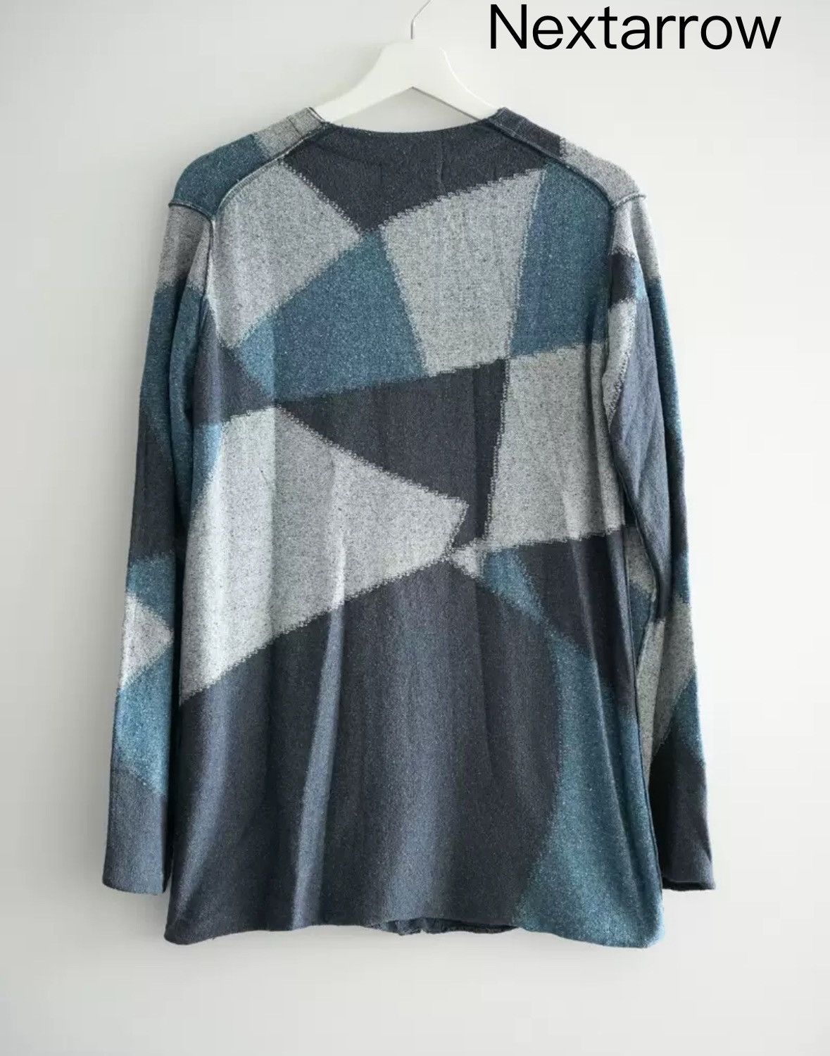 Yohji Yamamoto Yohji Yamamoto 12ss geometric silk cardigan sweater Size US L / EU 52-54 / 3 - 2 Thumbnail