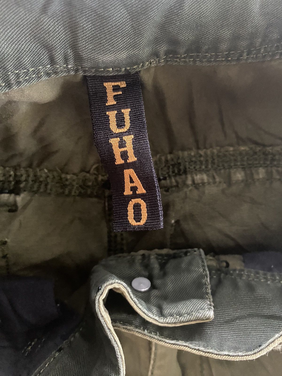 Japanese Brand FUHAO Cargo Multiple Pocket Green Army Pants Size US 30 / EU 46 - 16 Thumbnail