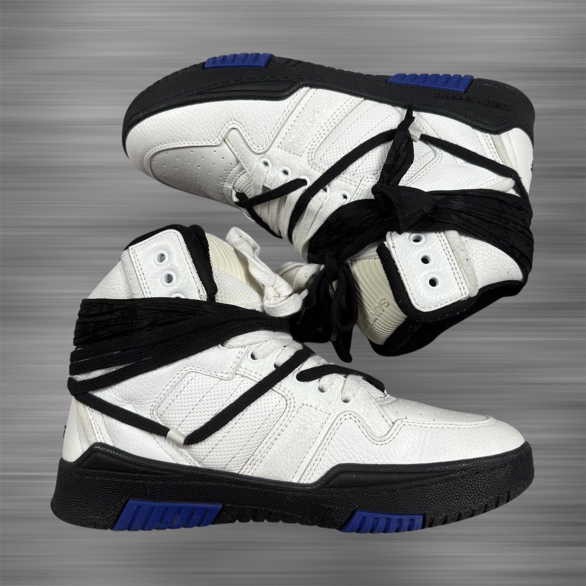 Saint Laurent Paris Saint Laurent Smith Grained Leather ‘White/Black’ Shoes Size US 9.5 / EU 42-43 - 3 Thumbnail