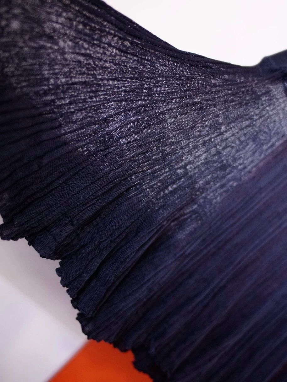 Chanel Chanel Vintage All Black Cowl Neck Bodycon Fishtail Dress Size S / US 4 / IT 40 - 6 Thumbnail