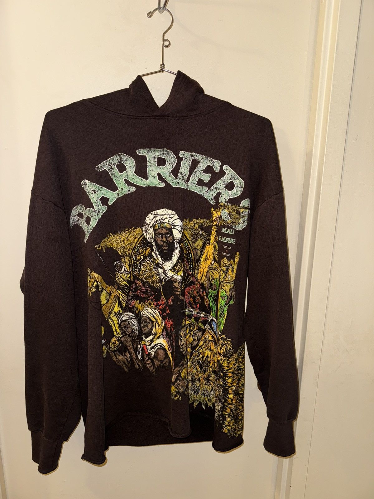 Barriers Mansa Musa hoodie Brown 3x