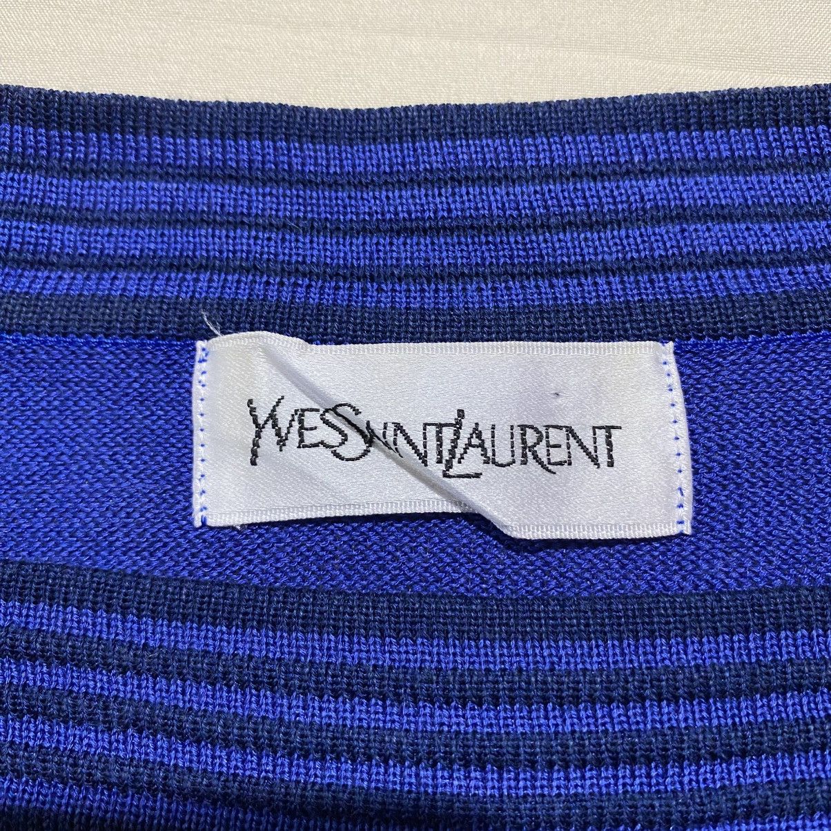 Yves Saint Laurent Yves Saint Laurent Knit Short Sleeve Summer Knit Size M / US 6-8 / IT 42-44 - 4 Thumbnail