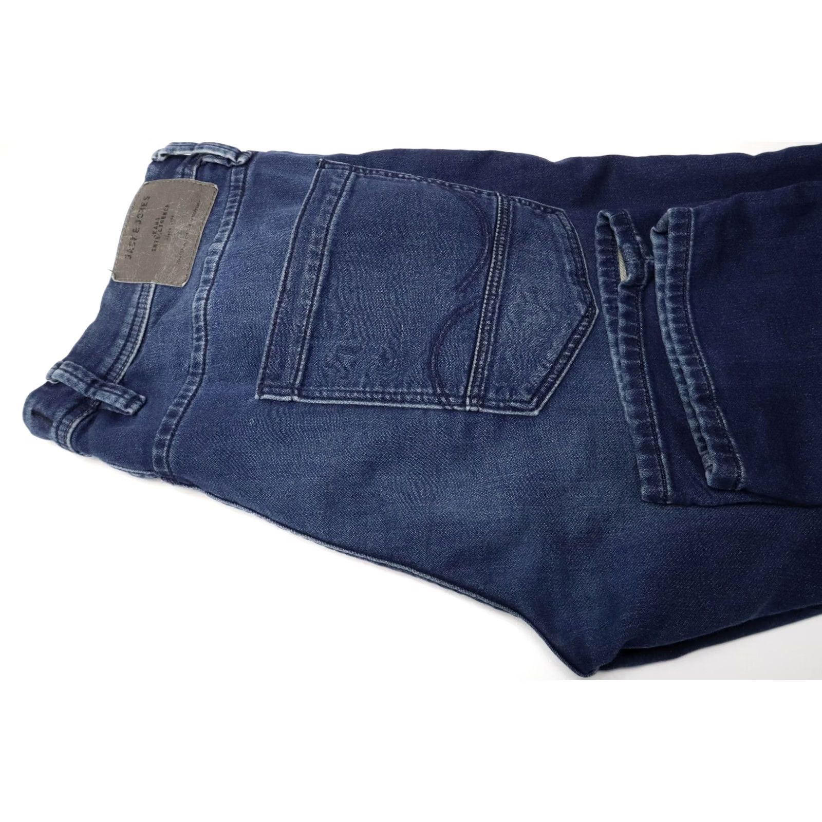 Jack & Jones JACK & JONES Slim Fit/Tim Jeans Men's W36/L32 Blue Whiskers Faded Stretched Size US 36 / EU 52 - 5 Thumbnail