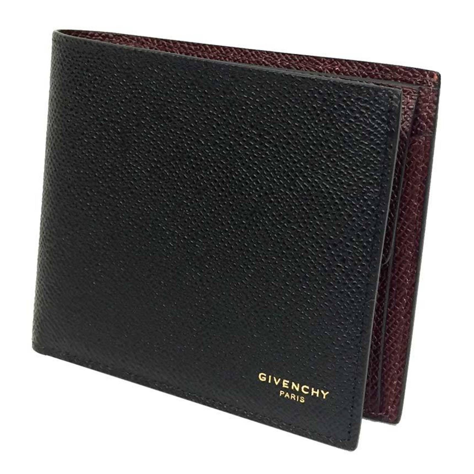 image of Givenchy Bk602Dk0If 001 4Cc Coin Pocket Leather Wallet Black, Women's