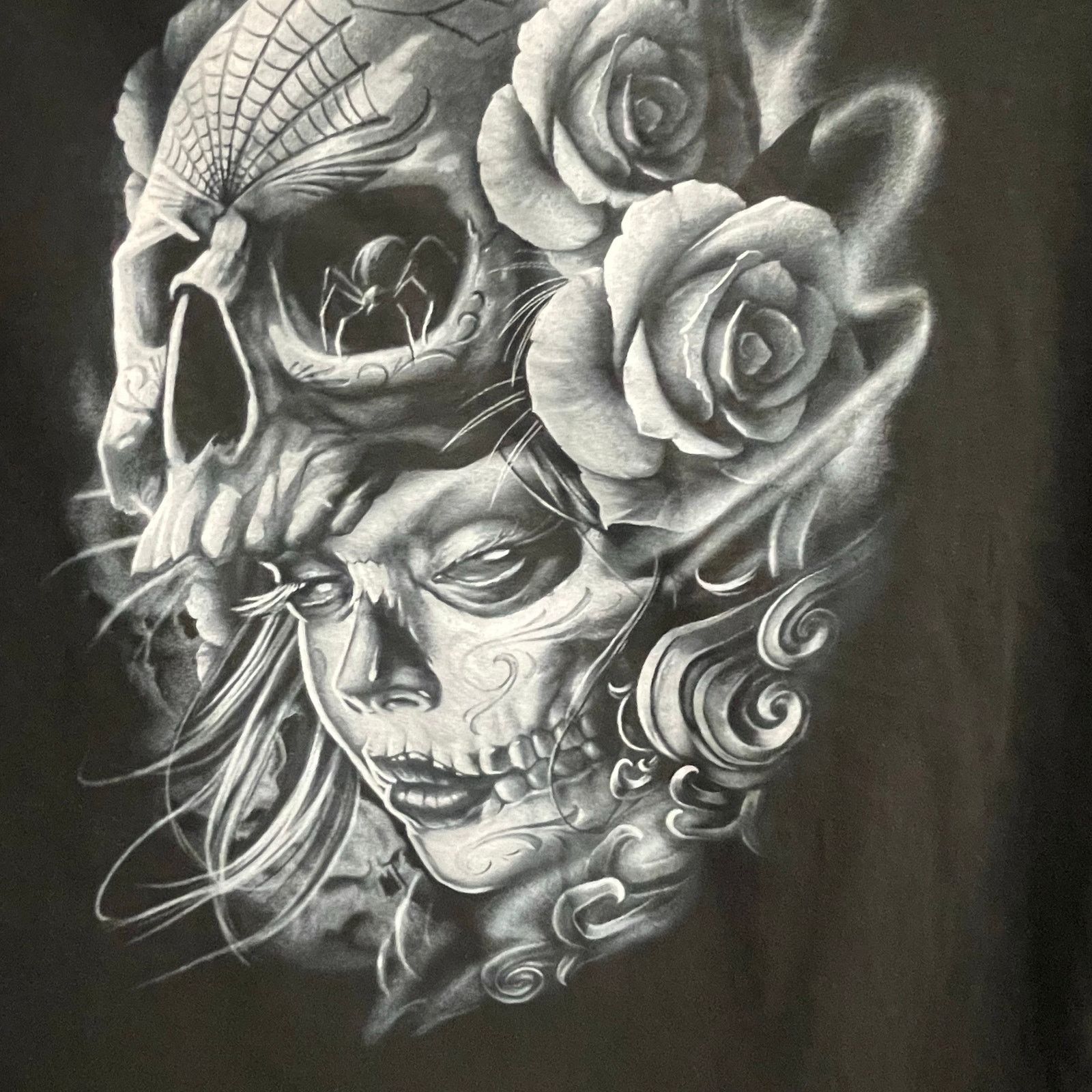 Vintage Vintage Graphic Print Shirt Mens Size XL Delta Pro Skull Size US XL / EU 56 / 4 - 2 Thumbnail