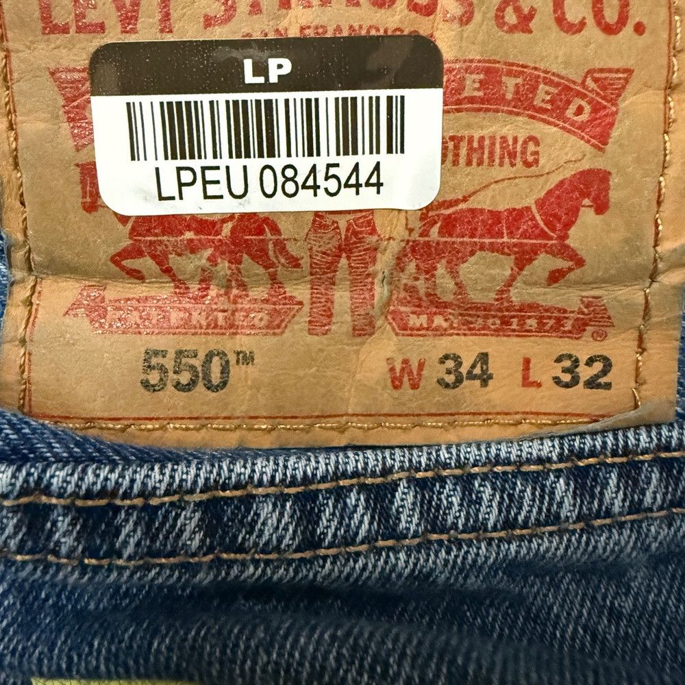 Levi's Levi’s 505 Regular Fit Stretch Men’s Jeans W34 L32 Size US 34 / EU 50 - 6 Thumbnail