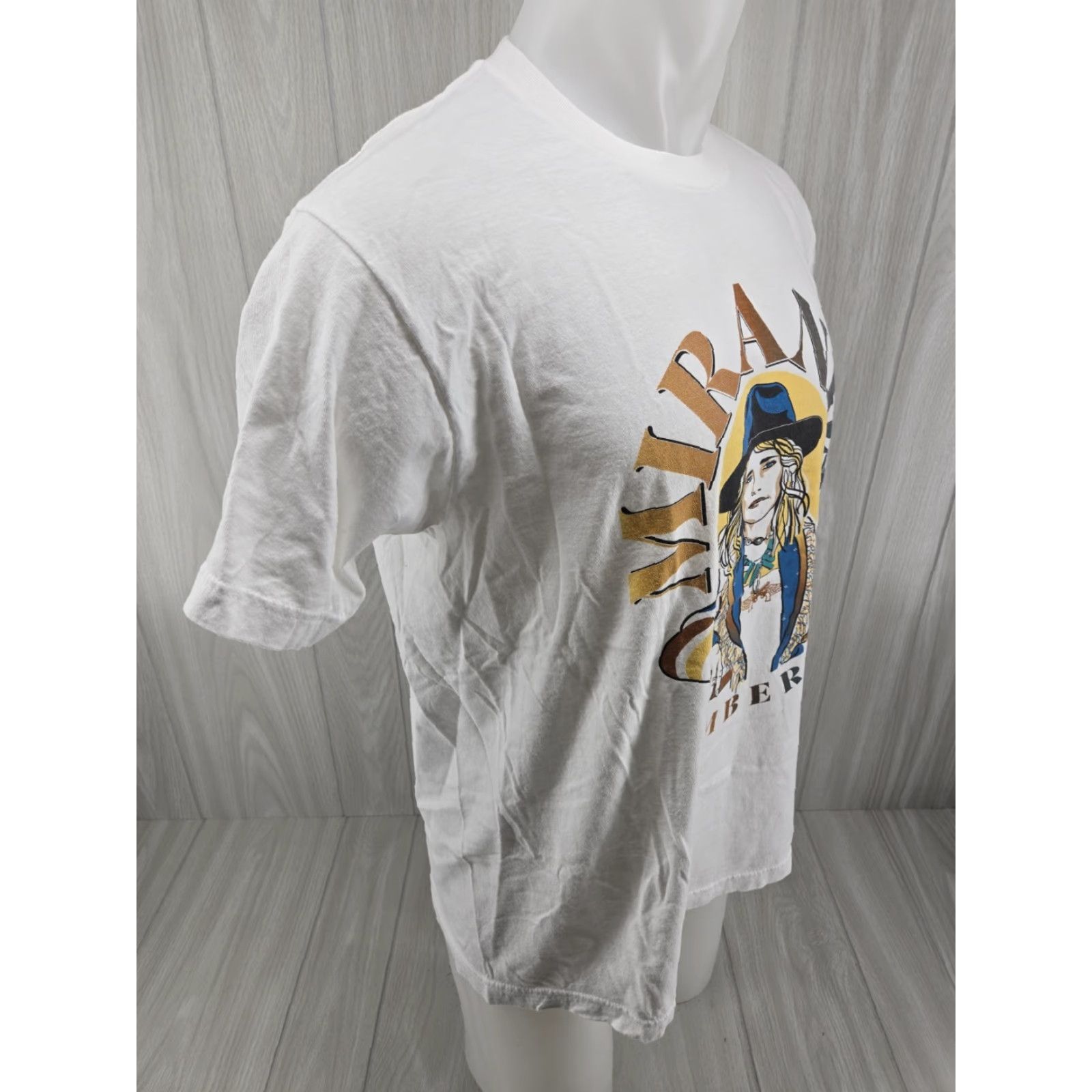 Tultex Miranda Lambert Adult Shirt L White Ran Fans 2022 Fan Club Music Shirt Ladies? Size US L / EU 52-54 / 3 - 7 Thumbnail