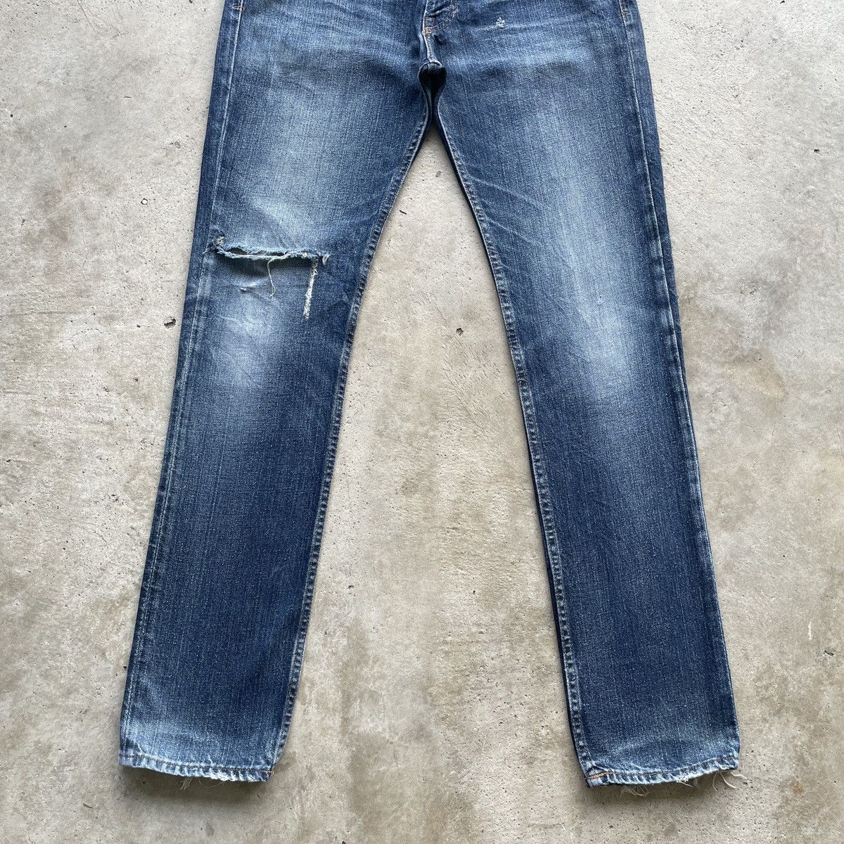 Jean × Polo Ralph Lauren × Ralph Lauren Vintage Polo Ralph Lauren Distressed Jeans Pants Faded Size US 34 / EU 50 - 4 Thumbnail