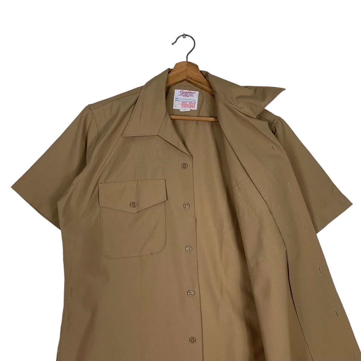 Other GREIGHTON Made In Usa Dacron Wool Work Shirt #0548-C25 Size US M / EU 48-50 / 2 - 10 Thumbnail