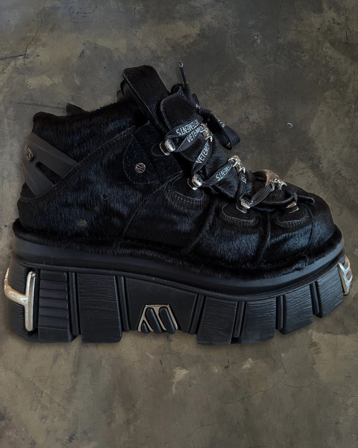 New Rock × Vetements VETEMENTS X NEW ROCK PONY HAIR BOOTS Size US 9.5 / EU 42-43 - 4 Thumbnail