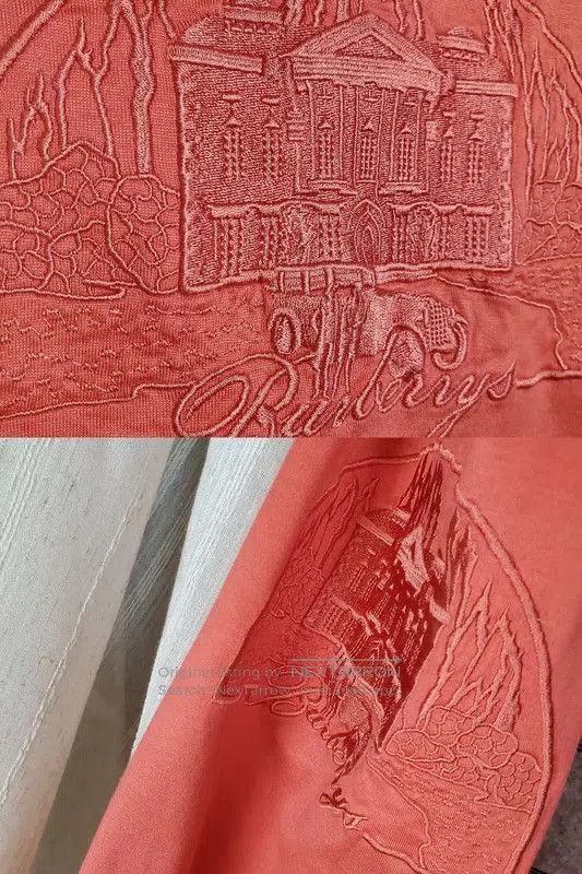 Burberry Burberry M Summer Watermelon Red Embroidered Tee. Size M / US 6-8 / IT 42-44 - 6 Thumbnail