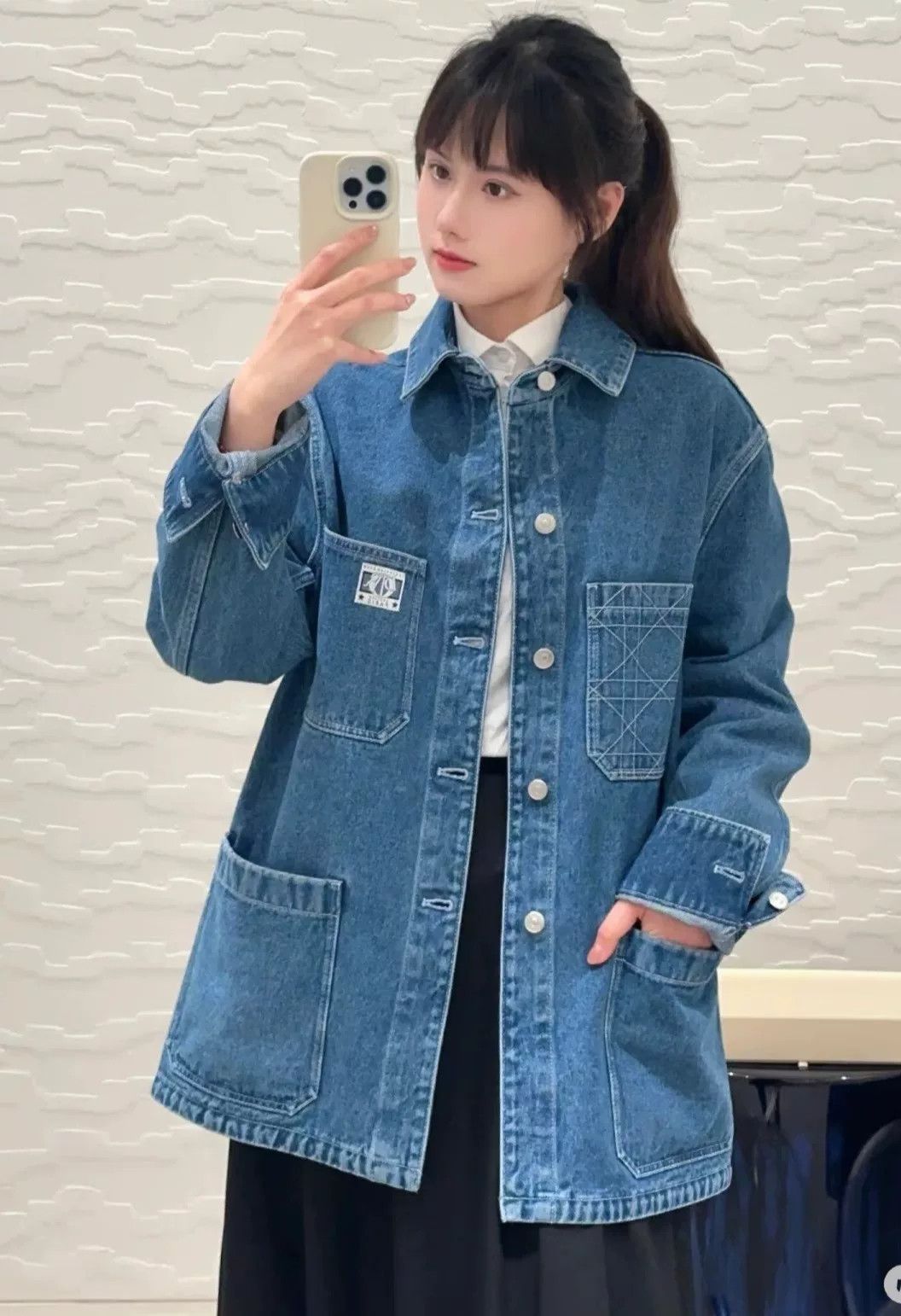 Dior Dior 24 Cannage Four-Pocket Denim Jacket Size US XS / EU 42 / 0 - 1 Thumbnail