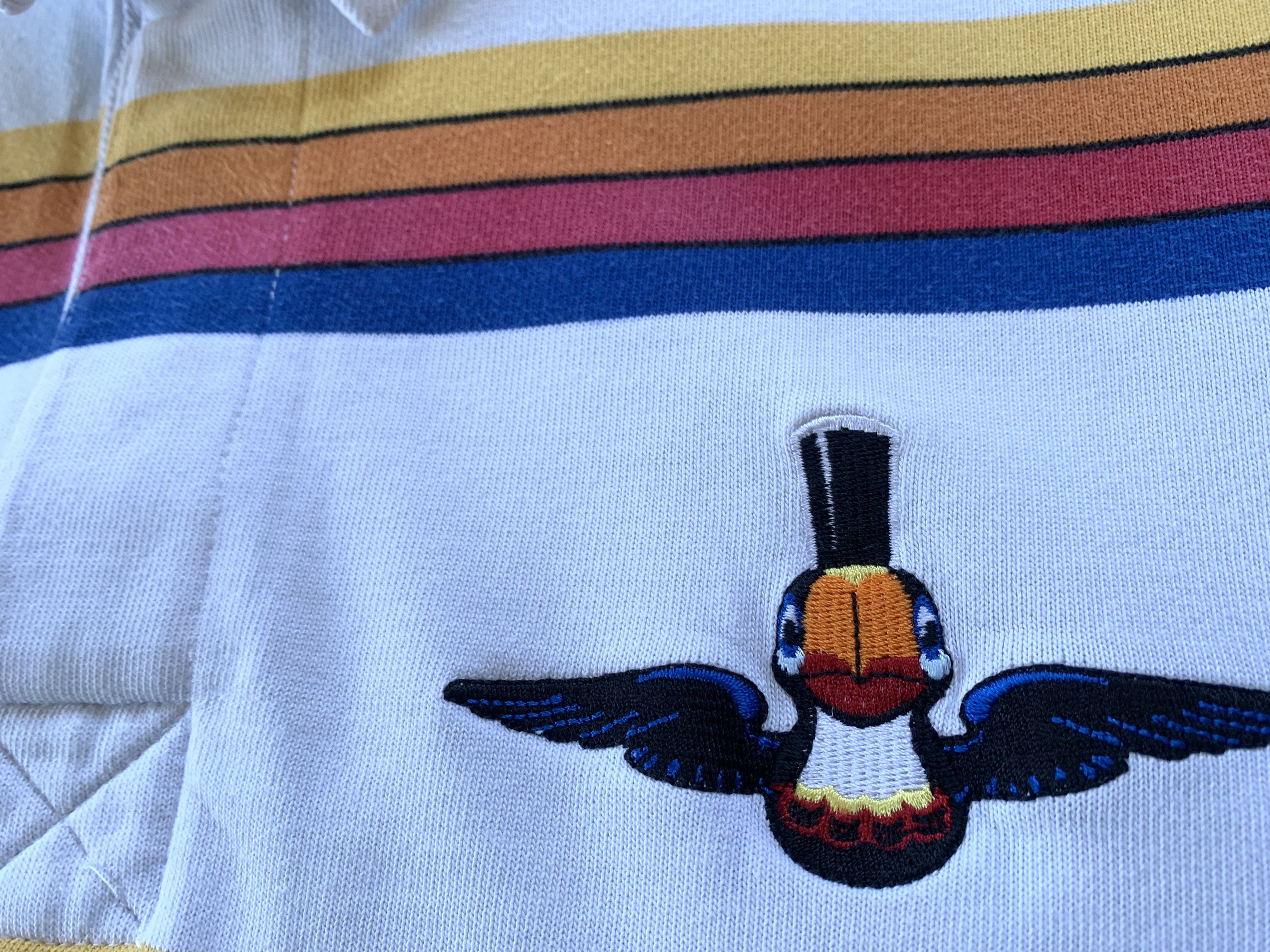 Vintage Vintage Guinness Toucan Cotton Stripe Beer Polo Shirt Size US M / EU 48-50 / 2 - 5 Thumbnail