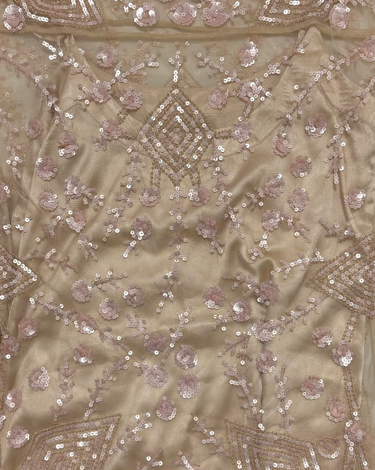 John Galliano JOHN GALLIANO S/S 2008 Lace Sequin Embroidered Flapper Dress Size XS / US 0-2 / IT 36-38 - 4 Thumbnail