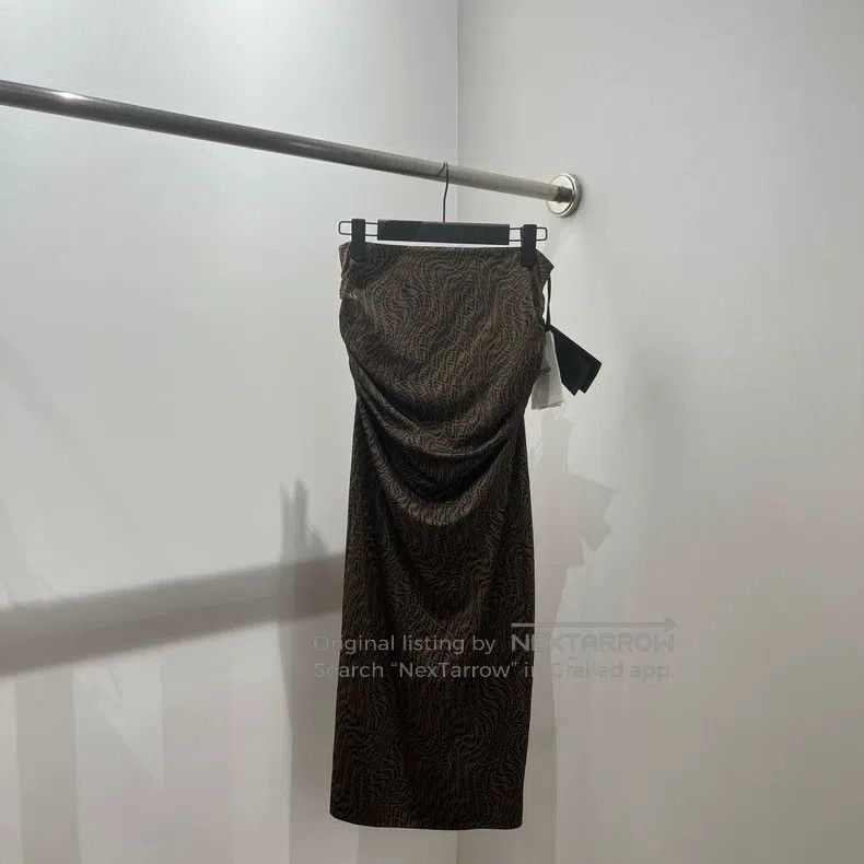Fendi Fendi Printed Double F Old-Fashioned Zipper Bodice Dress Size XS / US 0-2 / IT 36-38 - 1 Thumbnail