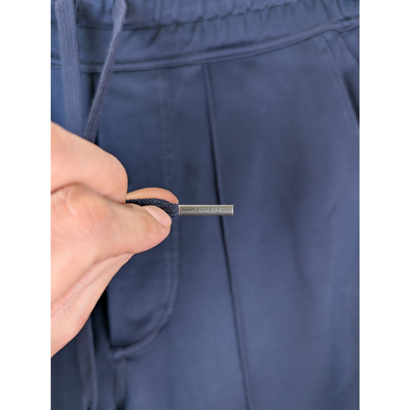 Tom Ford o1rshd1 Cut and Sewn Pant Sweatpants / Trousers in Ink Blue Size US 30 / EU 46 - 8 Thumbnail