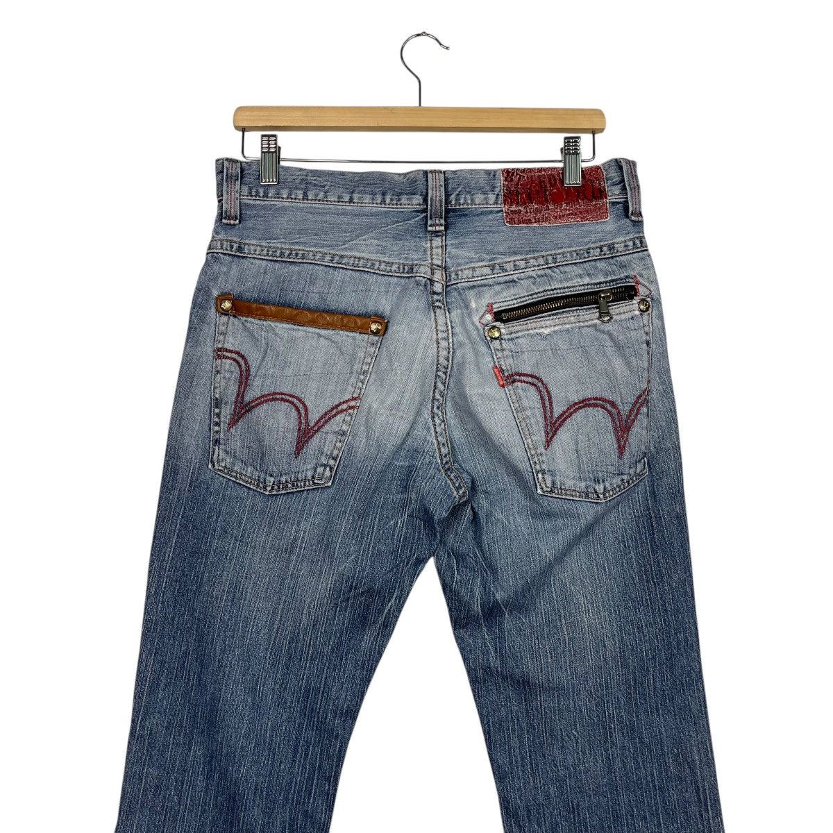 Other Vintage Edwin Blue Trip Denim Jeans Size US 30 / EU 46 - 9 Thumbnail