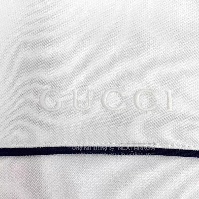 Gucci Gucci White logo letter embroidery side stripe hooded draw Size US M / EU 48-50 / 2 - 5 Thumbnail