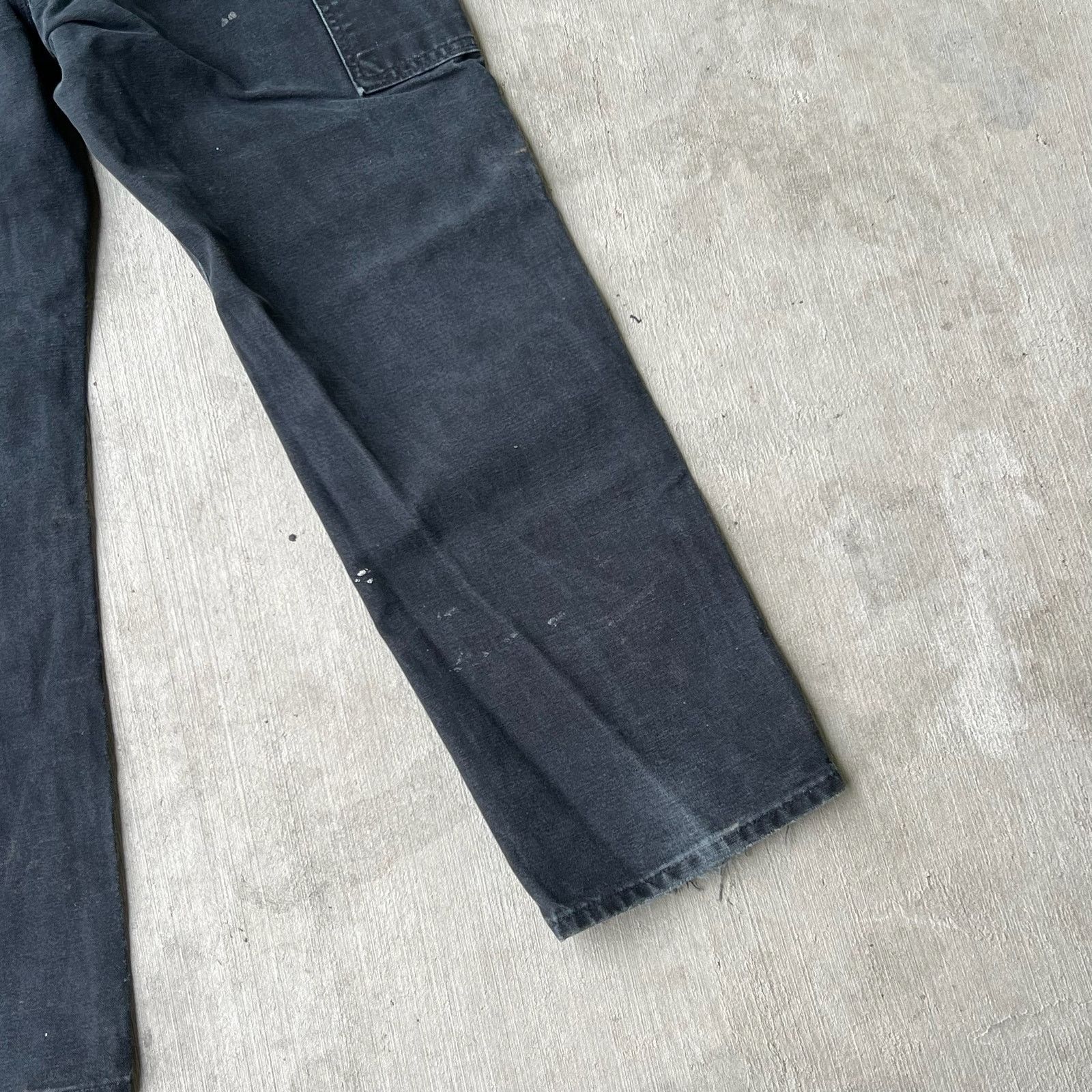 Carhartt × Vintage Carhartt faded black double knee work wear carpenter pants Size US 28 / EU 44 - 11 Thumbnail