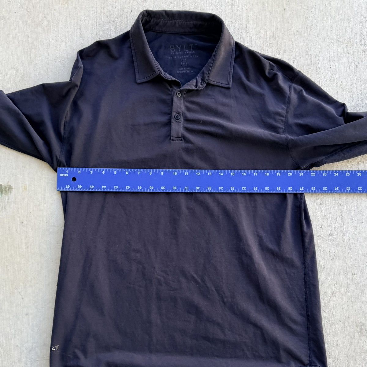 BYLT Premium Basics BYLT Basics Polo Shirt Long Sleeve Men Size XL Black Size US XL / EU 56 / 4 - 4 Thumbnail