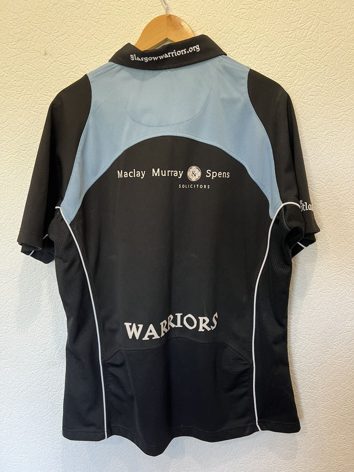 Vintage KooGa Glasgow Rugby Shirt Jersey Mens Black XLarge Size US XL / EU 56 / 4 - 6 Thumbnail