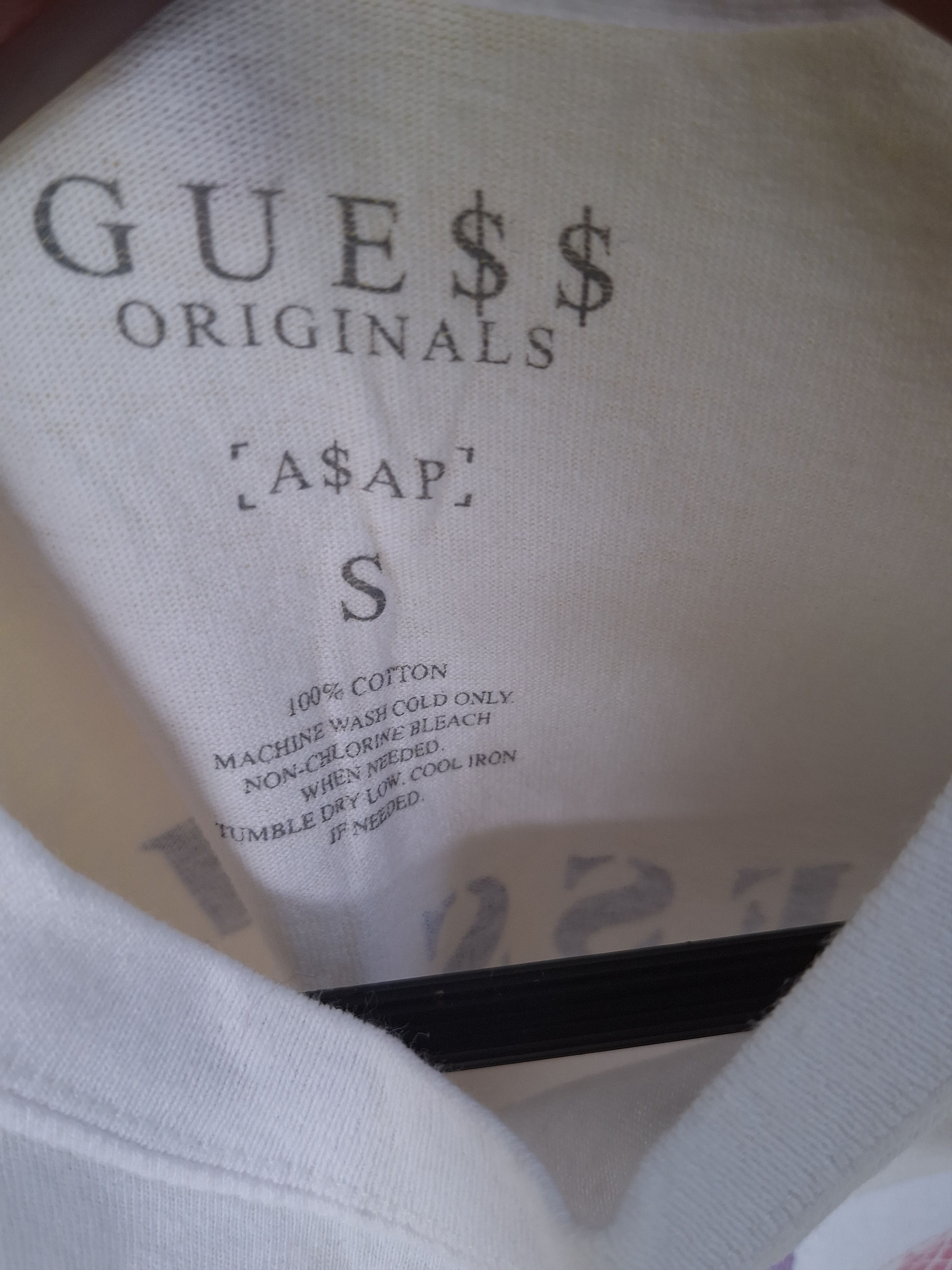 A$AP Rocky × Guess Guess Asap Tees t shirt Size US S / EU 44-46 / 1 - 4 Thumbnail