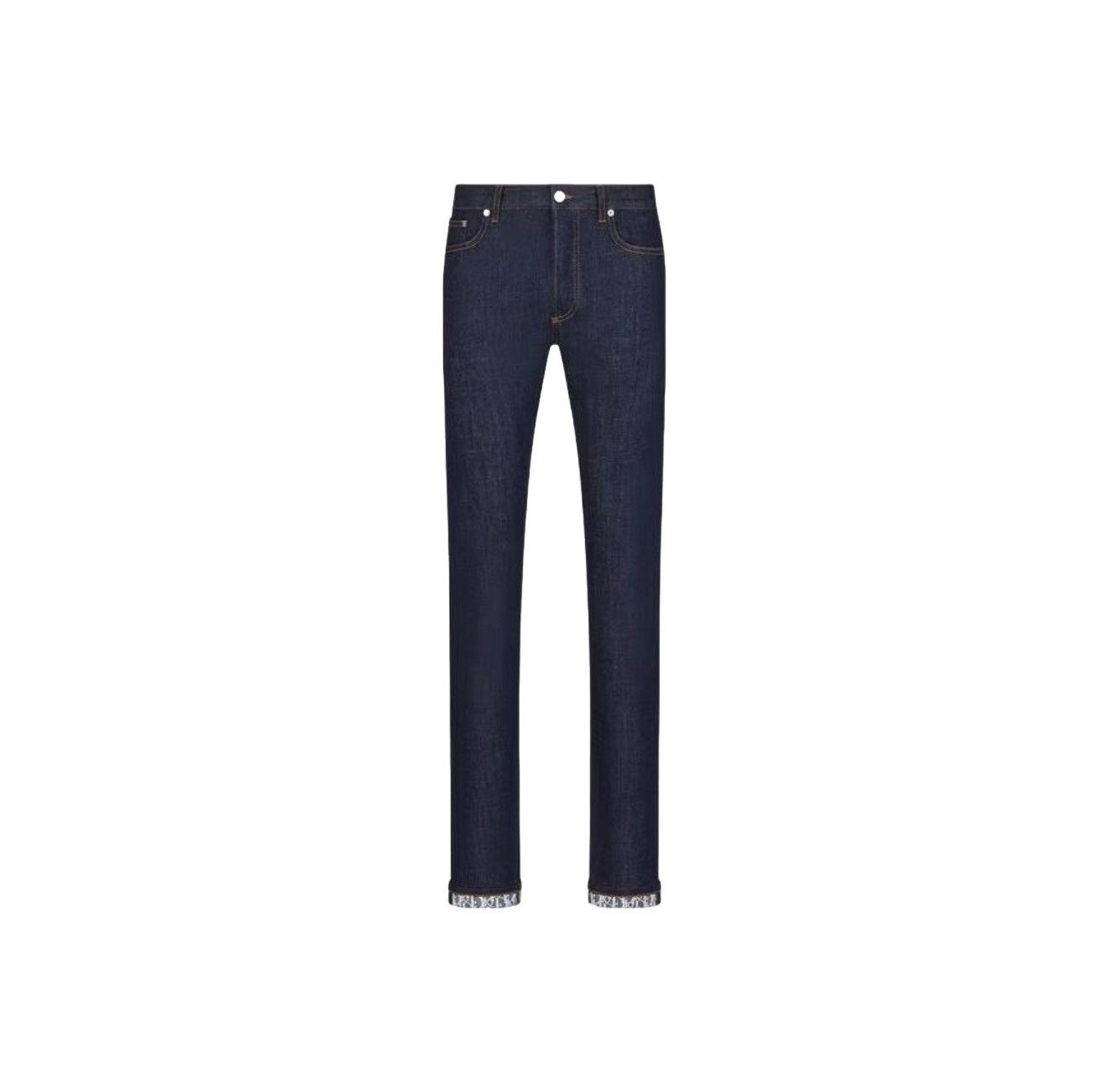 Dior Dior Oblique Cuffed Denim Jeans 30 Size US 30 / EU 46 - 1 Thumbnail
