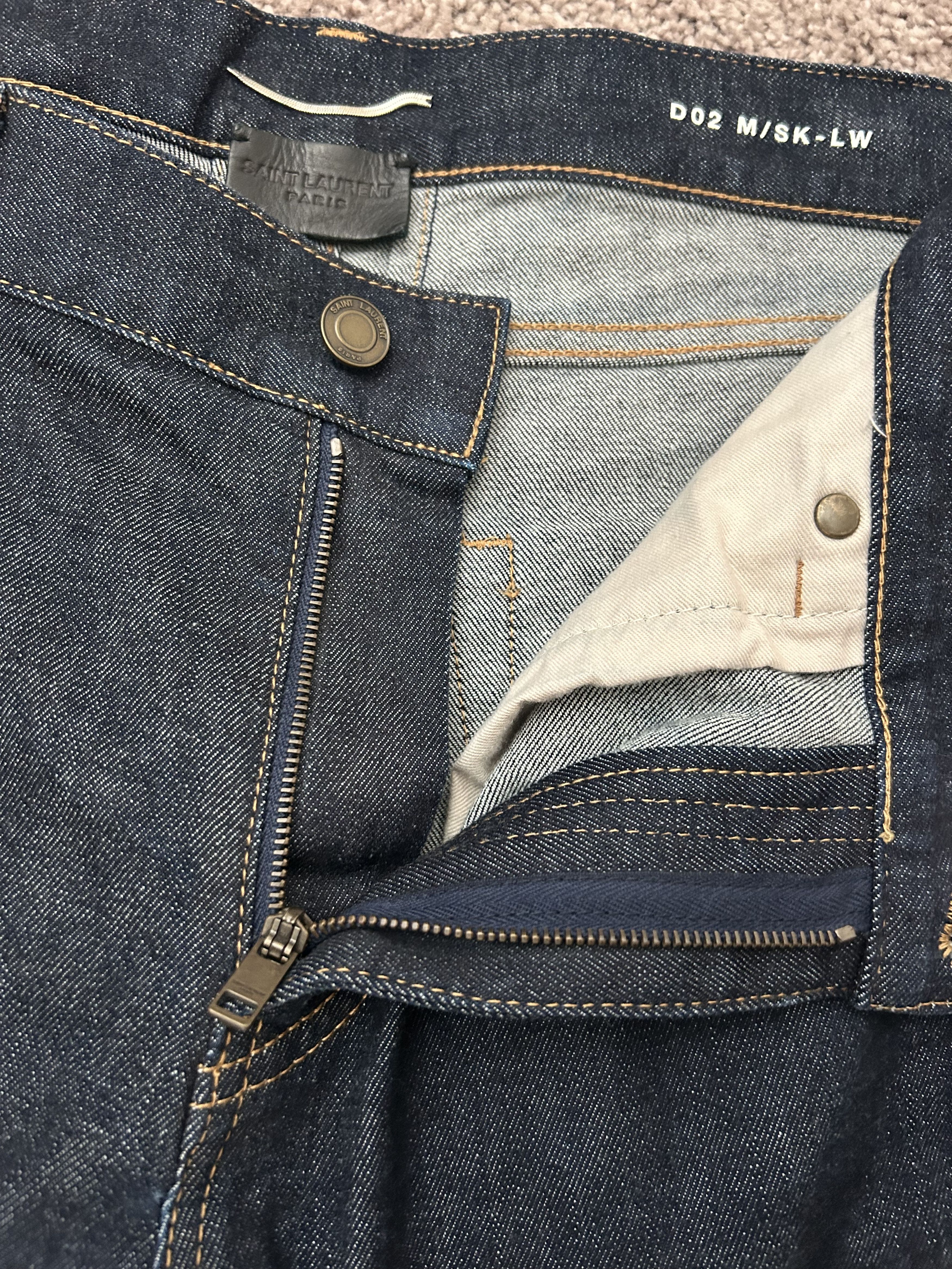 Yves Saint Laurent YSL Jeans Size US 31 - 5 Thumbnail