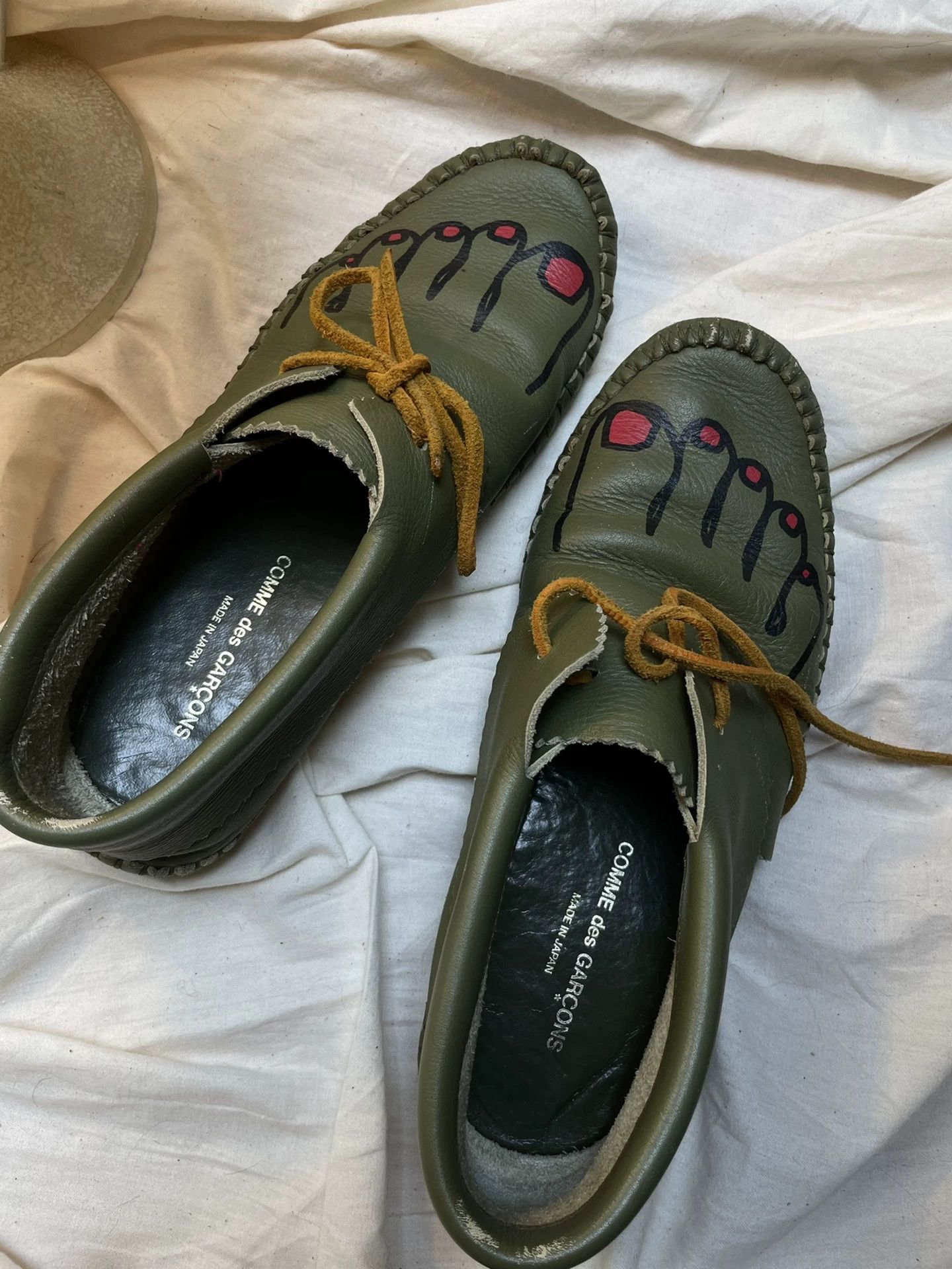 Comme des Garcons CdG 09 Frankenstein Dwarf Siomai Shoe Yellow Laces 25.5 JP Size US 9.5 / EU 42-43 - 5 Thumbnail