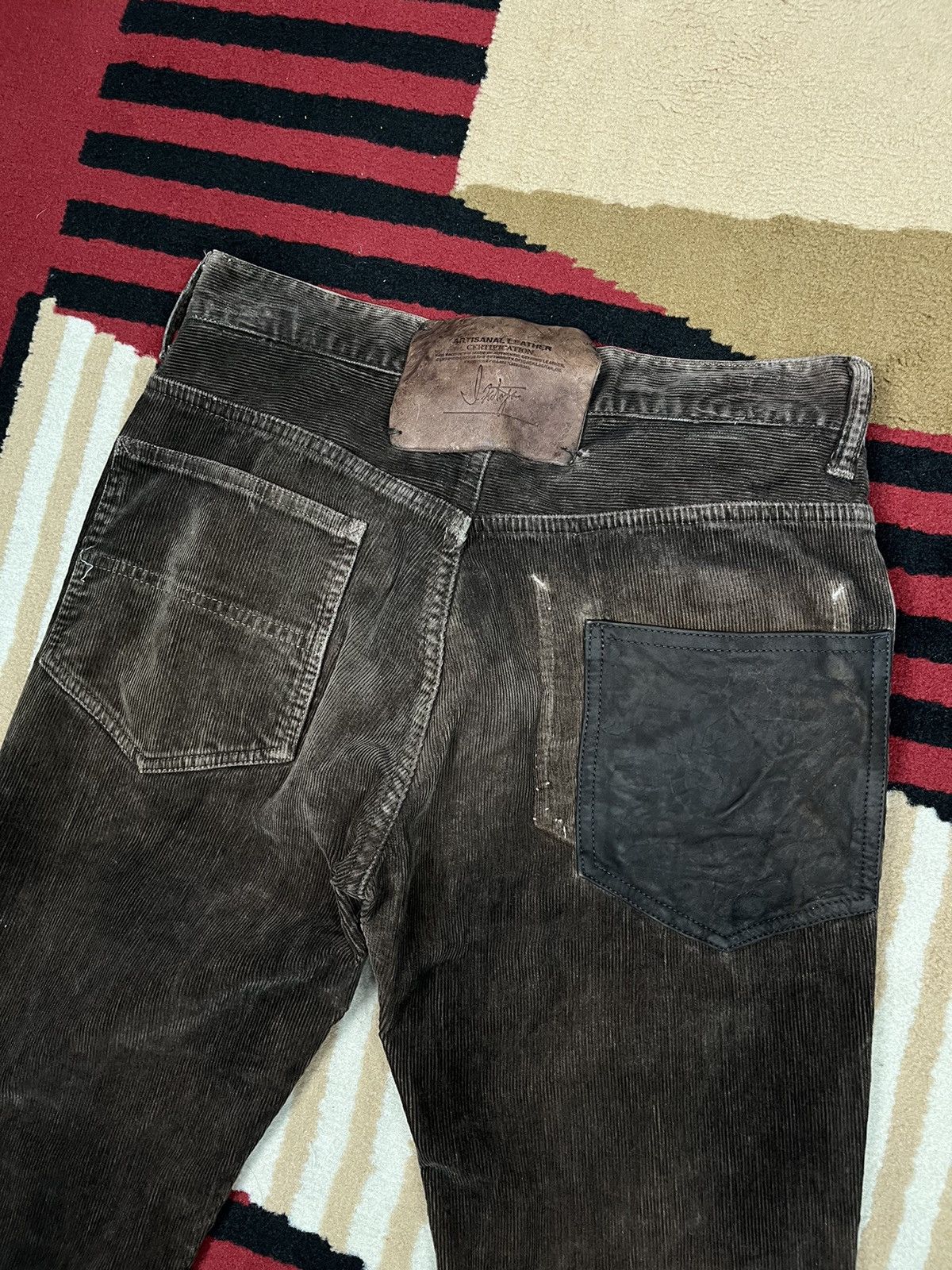 Isamu Katayama Backlash Isamu Katayama Blacklash Rawww Corduroy Pants Size US 27 - 9 Thumbnail