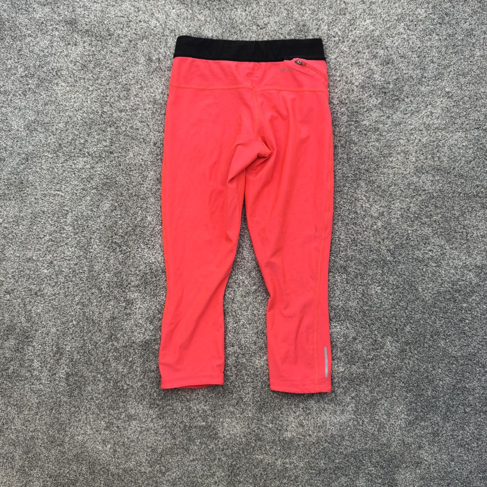Nike Nike Dri-FIT Pants Women's Cropped Running Athletic Reflective Just Do It Size 28" / US 6 / IT 42 - 7 Thumbnail