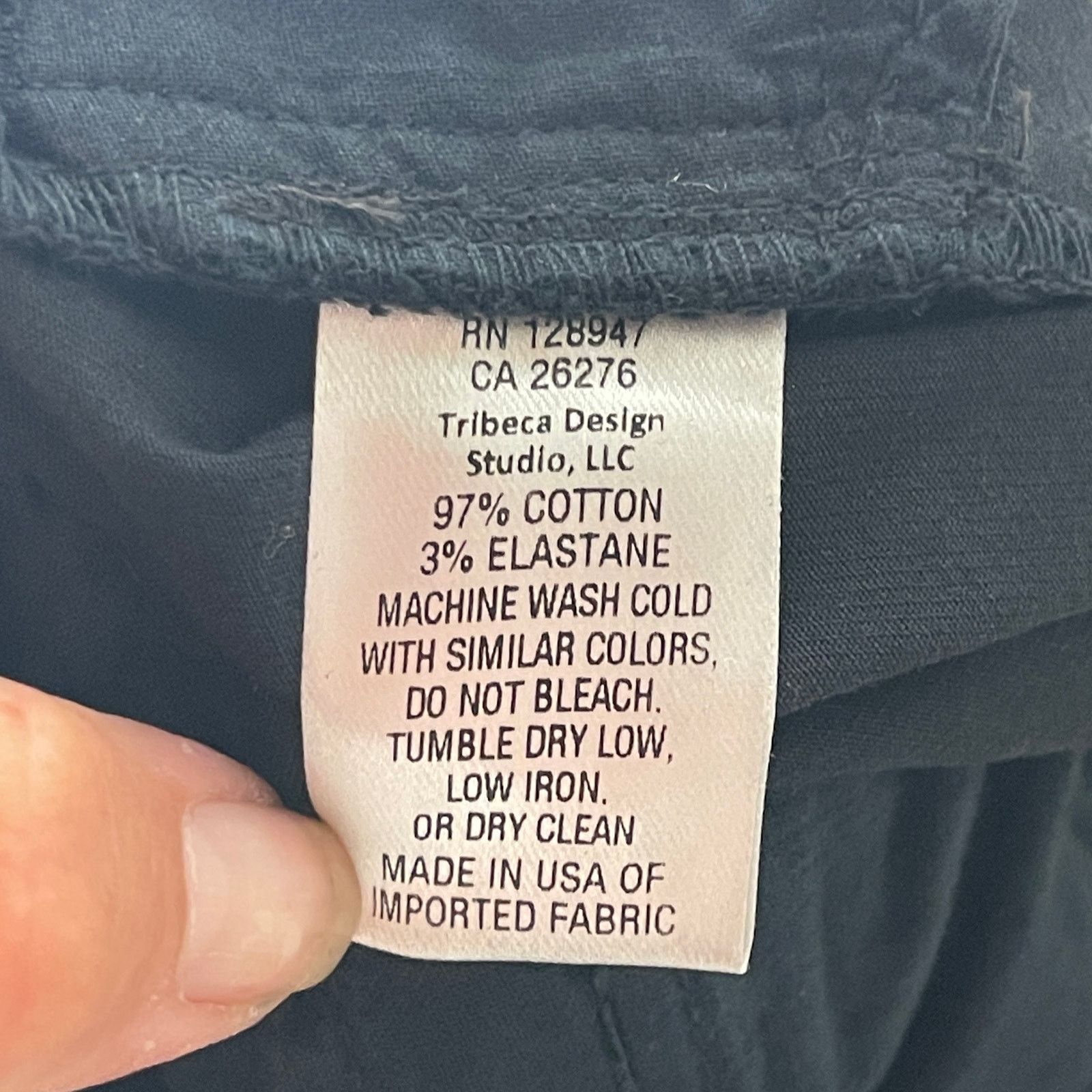 Nili Lotan Nili Lotan 111/88 faded black tomboy straight cropped pants Size 27" / US 4 / IT 40 - 6 Thumbnail