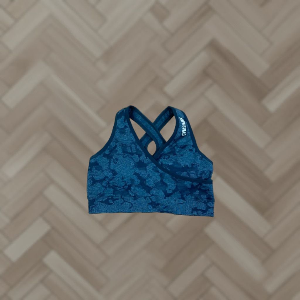 Gymshark GymShark Racerback Sports Bra Womens S Green Activewear Training 10961 Size ONE SIZE - 1 Thumbnail
