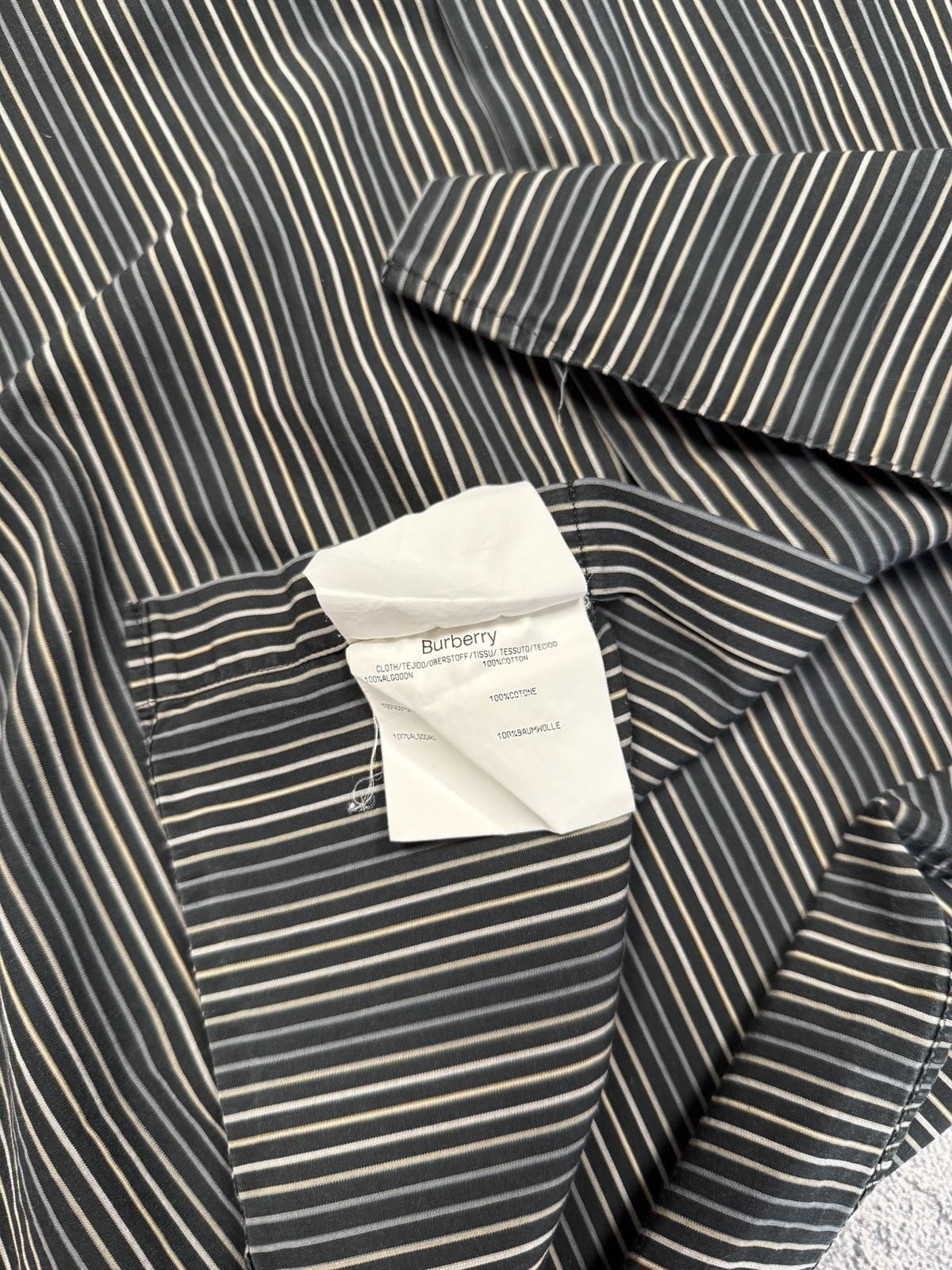 Burberry Burberry shirt men cotton vintage logo S gray Size US S / EU 44-46 / 1 - 14 Thumbnail