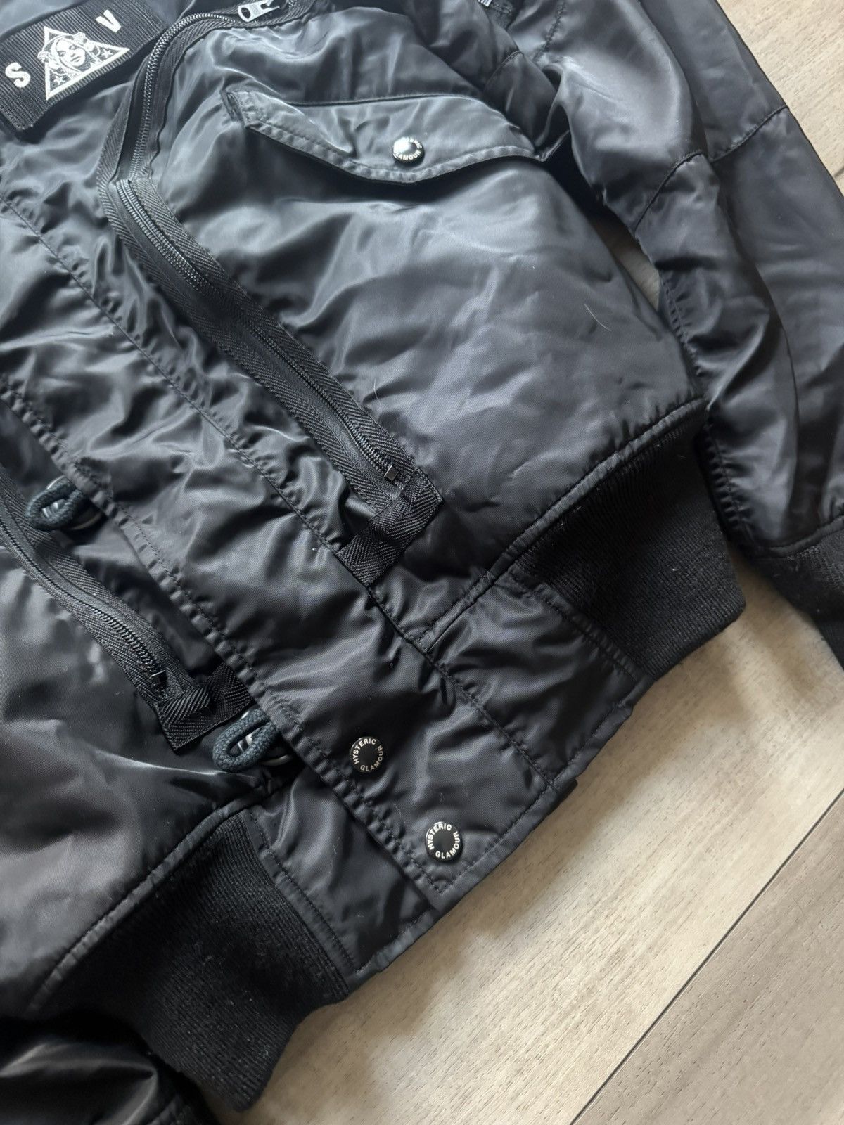 Hysteric Glamour Hysteric Glamour Multi Zip Tactical Hooded Bomber Jacket Size US L / EU 52-54 / 3 - 5 Thumbnail