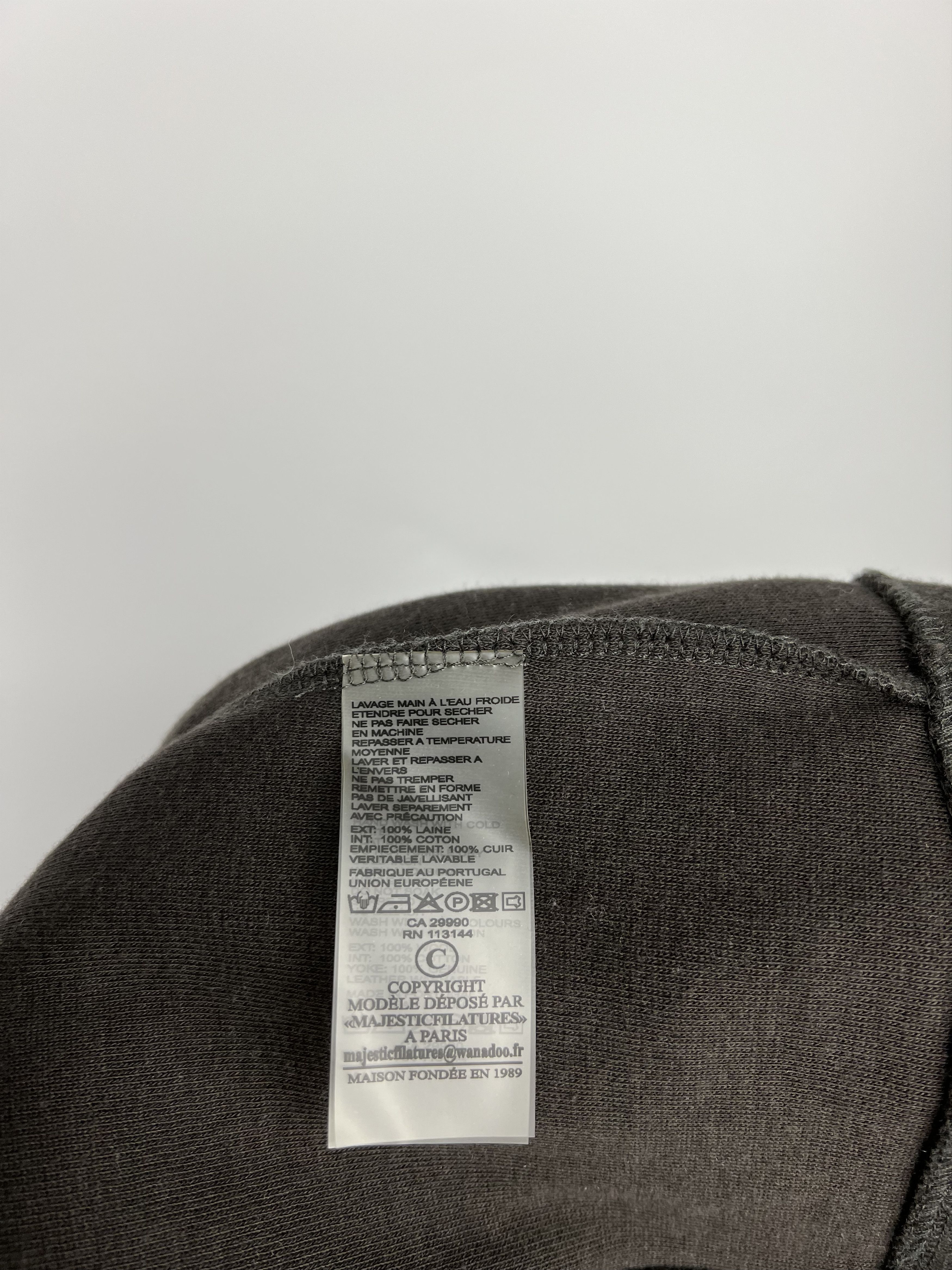 MAJESTIC FILATURES Majestic Filatures Wool Leather Blazer Jacket Size 1(XS/S) Size S / US 4 / IT 40 - 10 Thumbnail