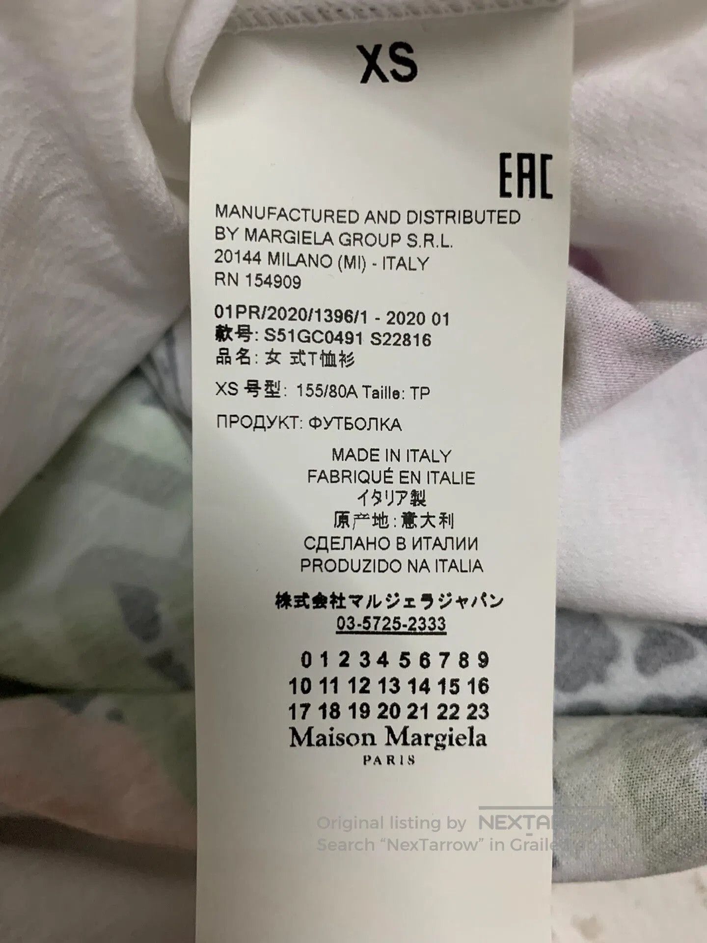 Maison Margiela Maison Margiela Graffiti Short Sleeve Shirt. Size US XS / EU 42 / 0 - 3 Thumbnail