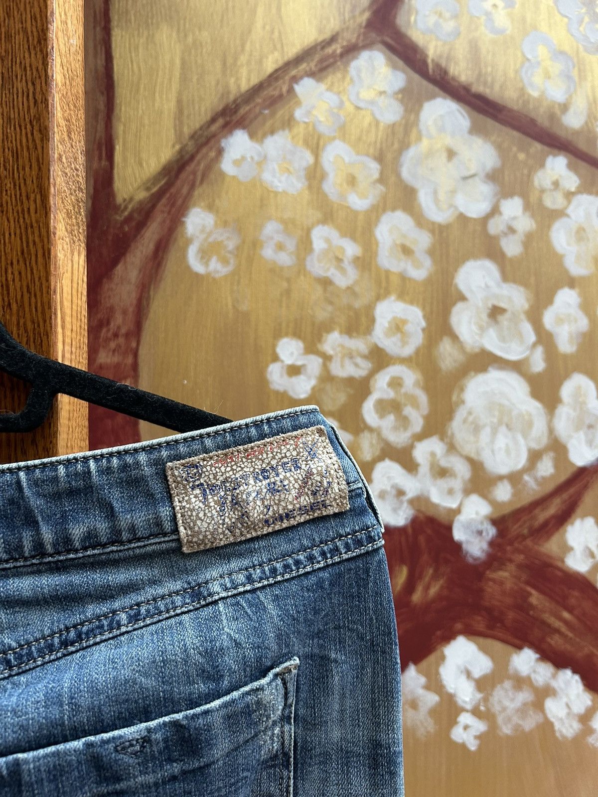Diesel Vintage Y2K Diesel Denim Washed Distressed Faded Mini Skirt Size 30" / US 8 / IT 44 - 6 Thumbnail