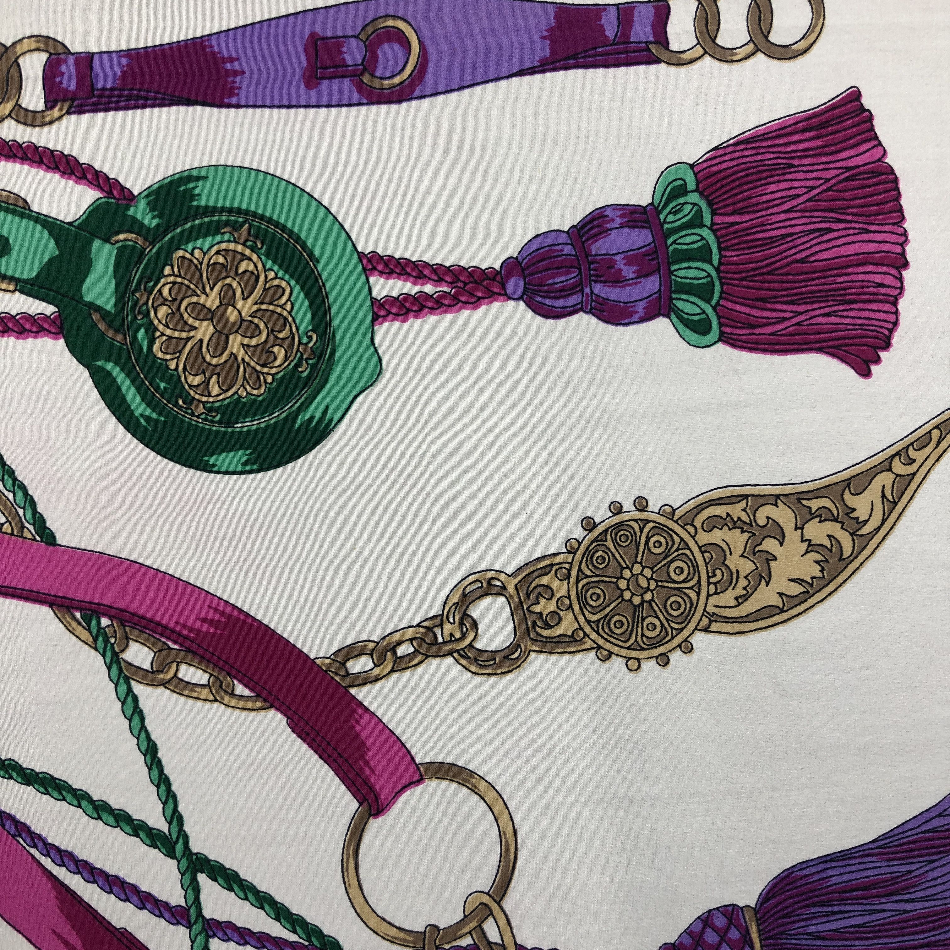 Other × Vintage Vintage Pola SILK Scarf Twill Stole Wraps Scarves Size ONE SIZE - 7 Thumbnail