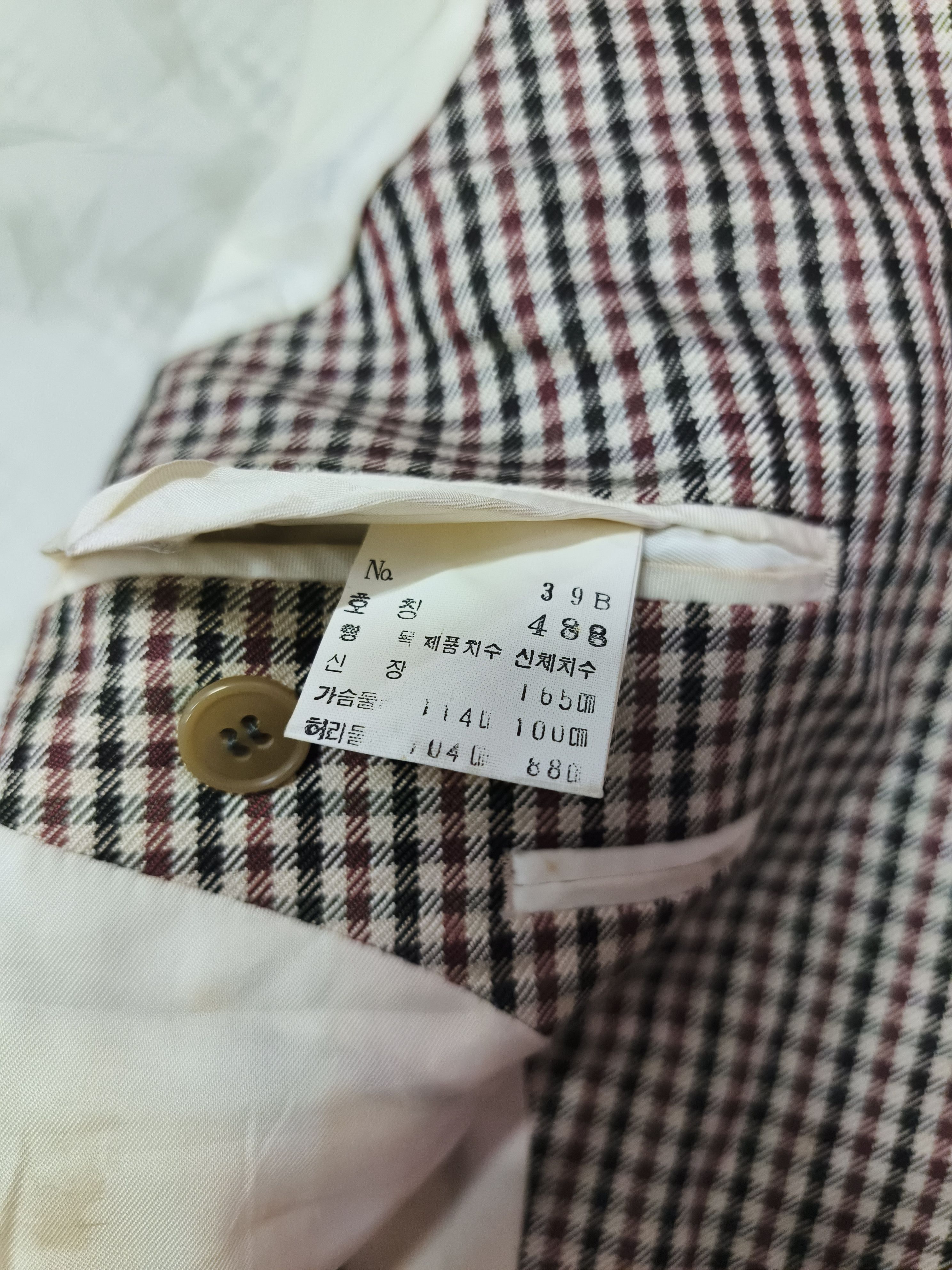 Yves Saint Laurent YSL YVES SAINT LAURENT PLAID BLAZER JACKET Size 44R - 8 Thumbnail