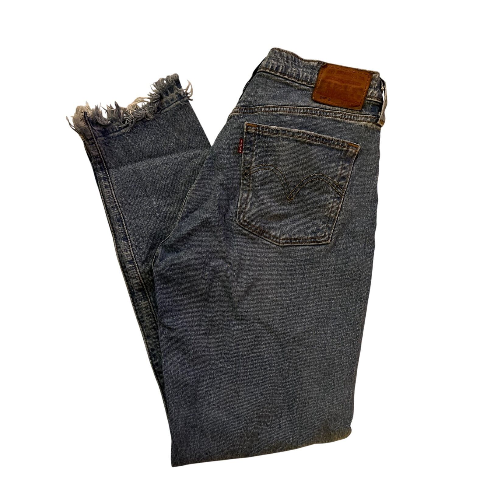 Levi's Vintage Levi's 501 Big E Button-Fly Jeans -29W x 28L Premium Size US 29 - 1 Thumbnail