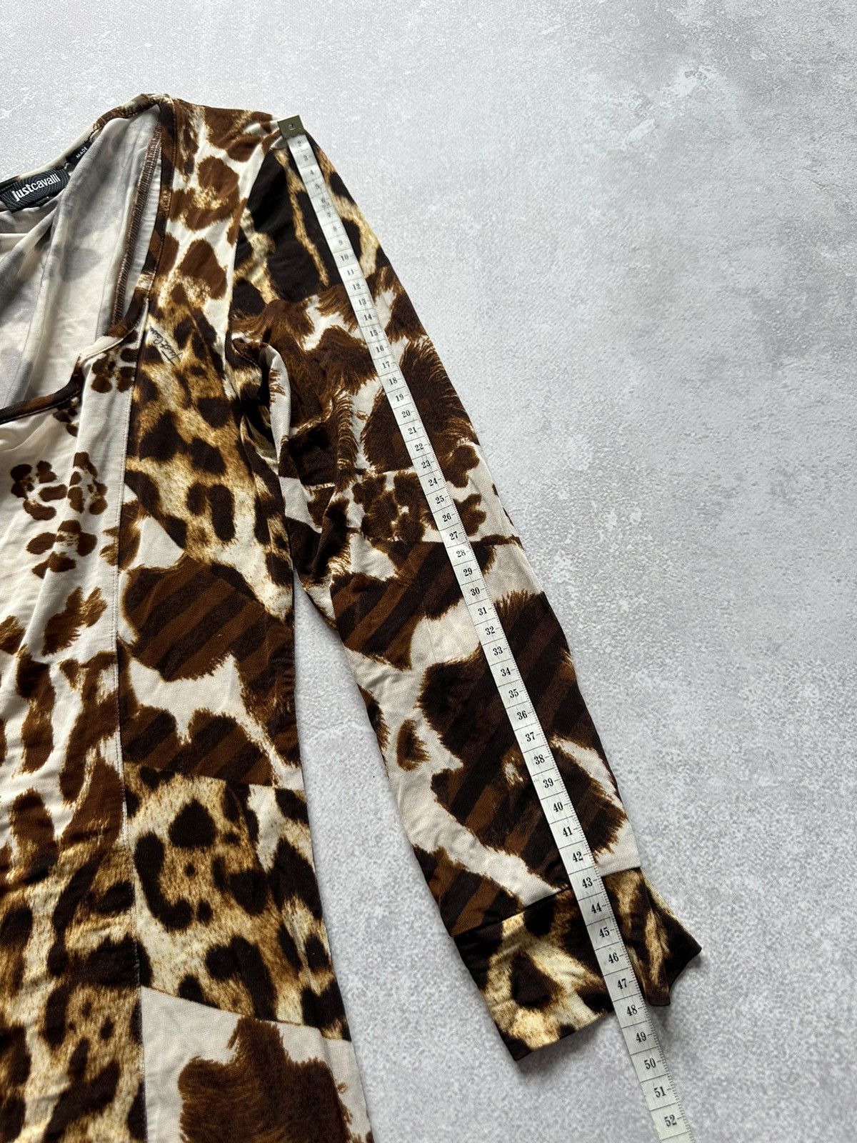 Just Cavalli Y2K Just Cavalli Leopard Print Viscose Long Dress Blouse Size M / US 6-8 / IT 42-44 - 17 Thumbnail