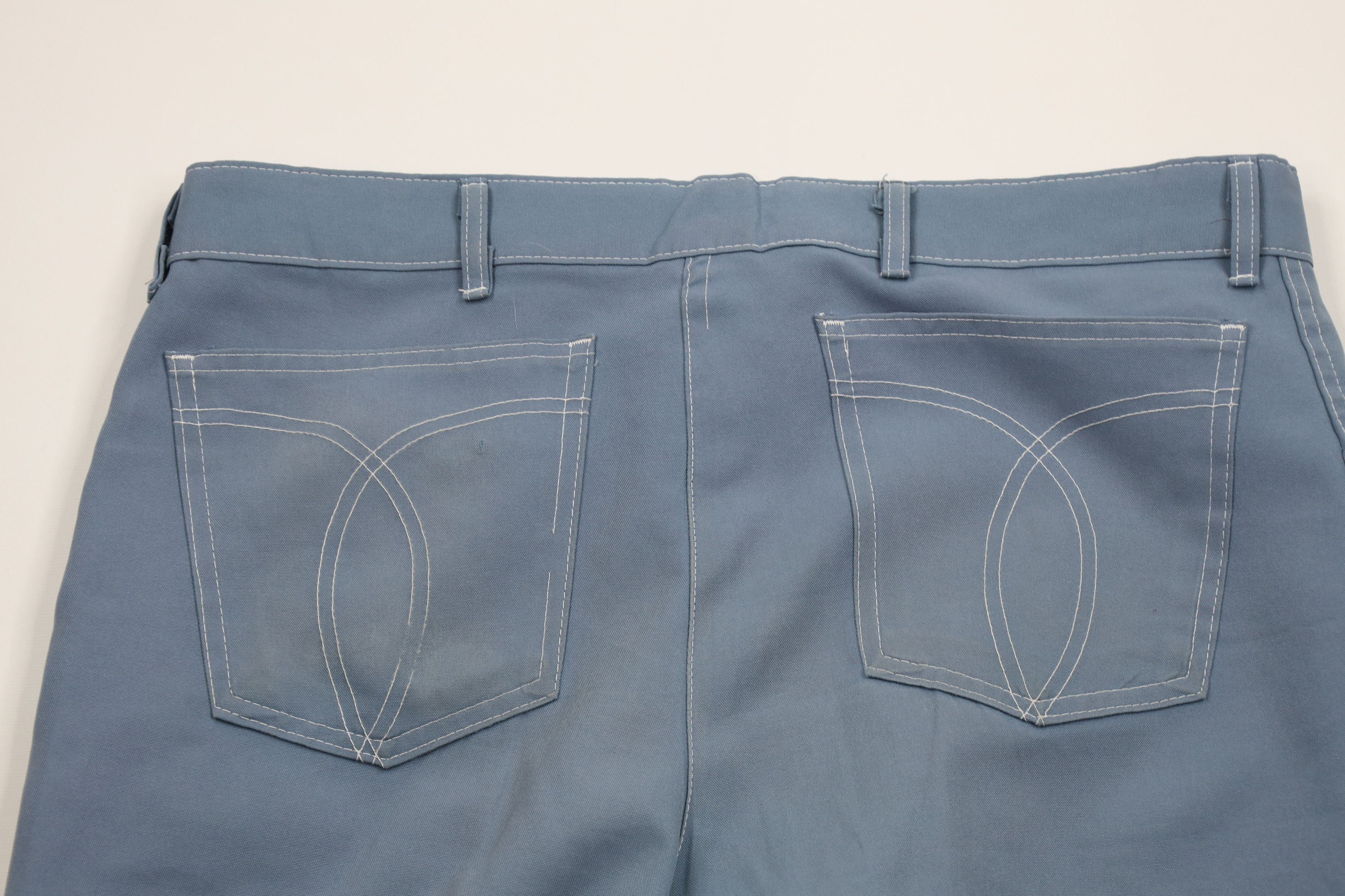 Vintage Vintage 70s Streetwear Knit Flared Wide Leg Chino Pants USA Size US 36 / EU 52 - 10 Thumbnail